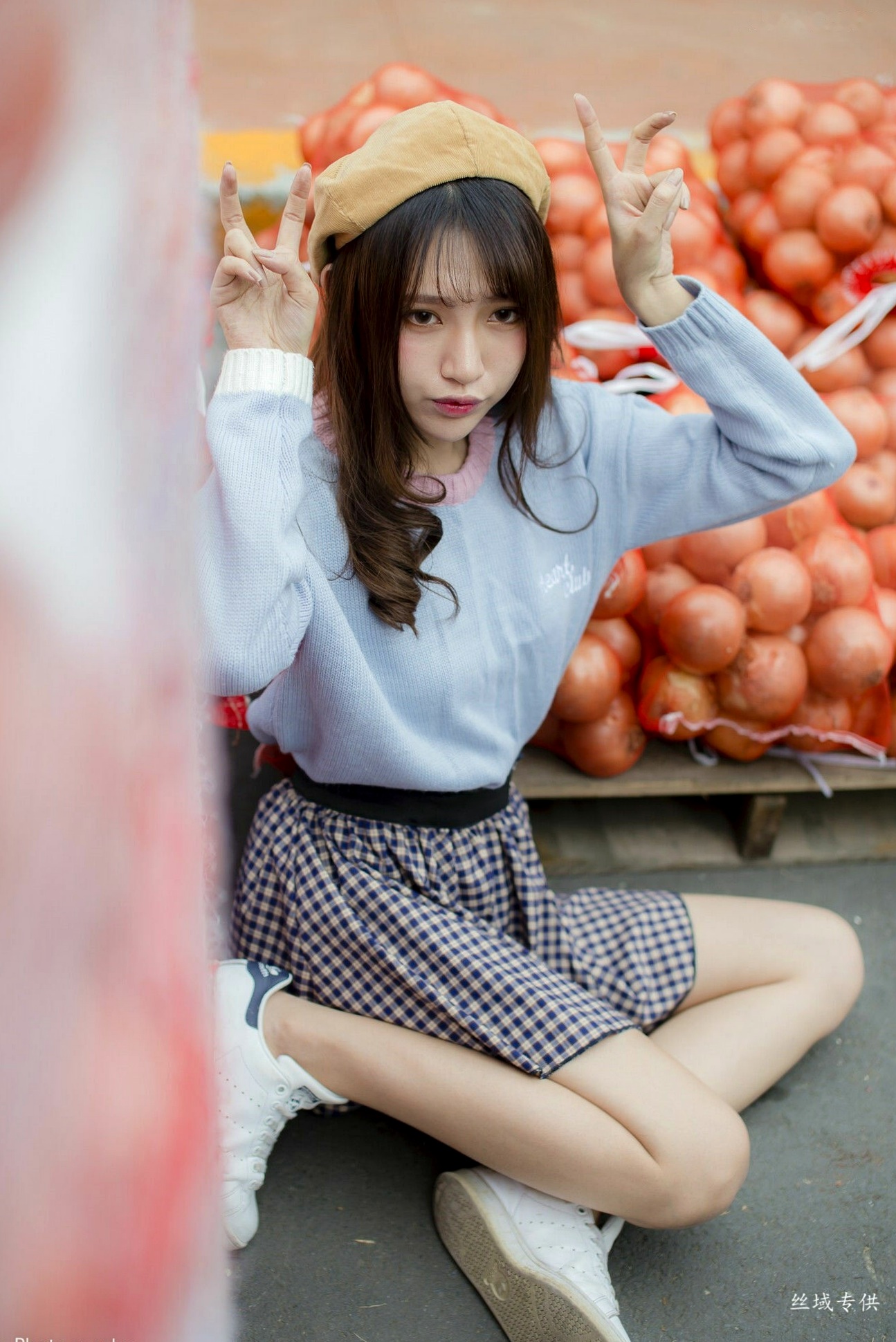 Gallery - 台湾正妹比比儿《小清新外拍》户外街拍写真集，展现邻家女孩纯美气质与动人魅力台湾清新户外街拍治愈系 比比儿女神私房照_秀色女神 - image 94