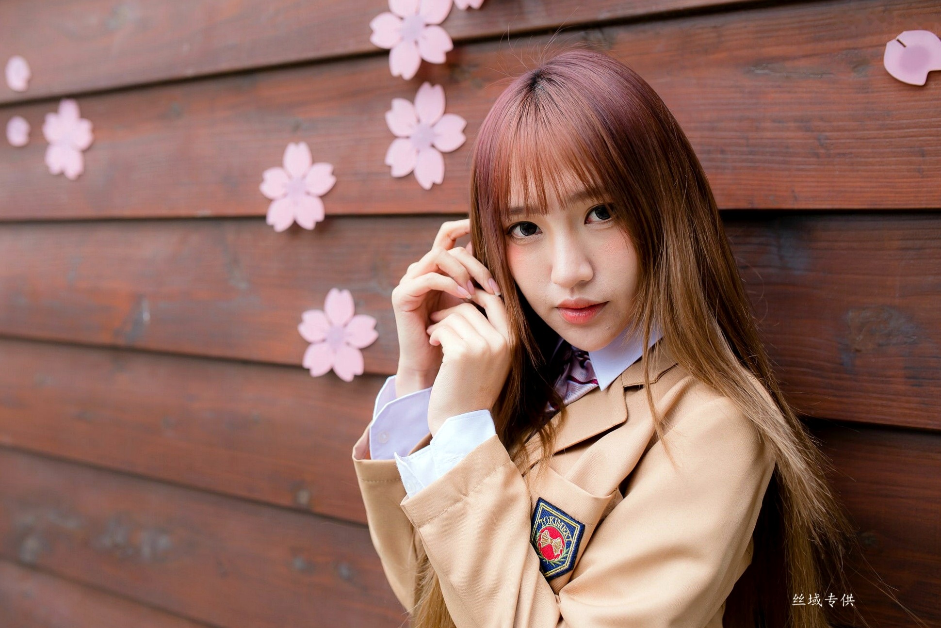 Gallery - 台湾美少女比比儿《清新学妹》青春校服街拍写真集，演绎日系校园风，尽显女神清纯气质[47P]台湾清新校服街拍美腿 比比儿女神私房照_秀色女神 - image 30