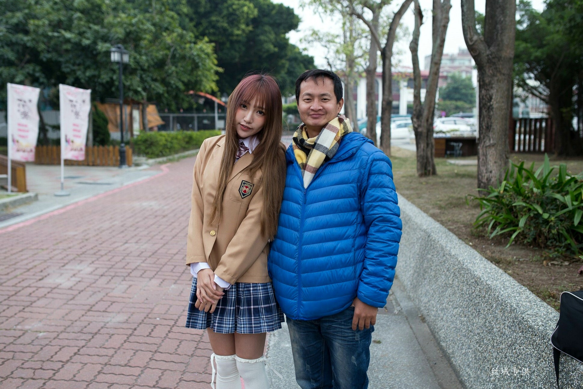 Gallery - 台湾美少女比比儿《清新学妹》青春校服街拍写真集，演绎日系校园风，尽显女神清纯气质[47P]台湾清新校服街拍美腿 比比儿女神私房照_秀色女神 - image 44