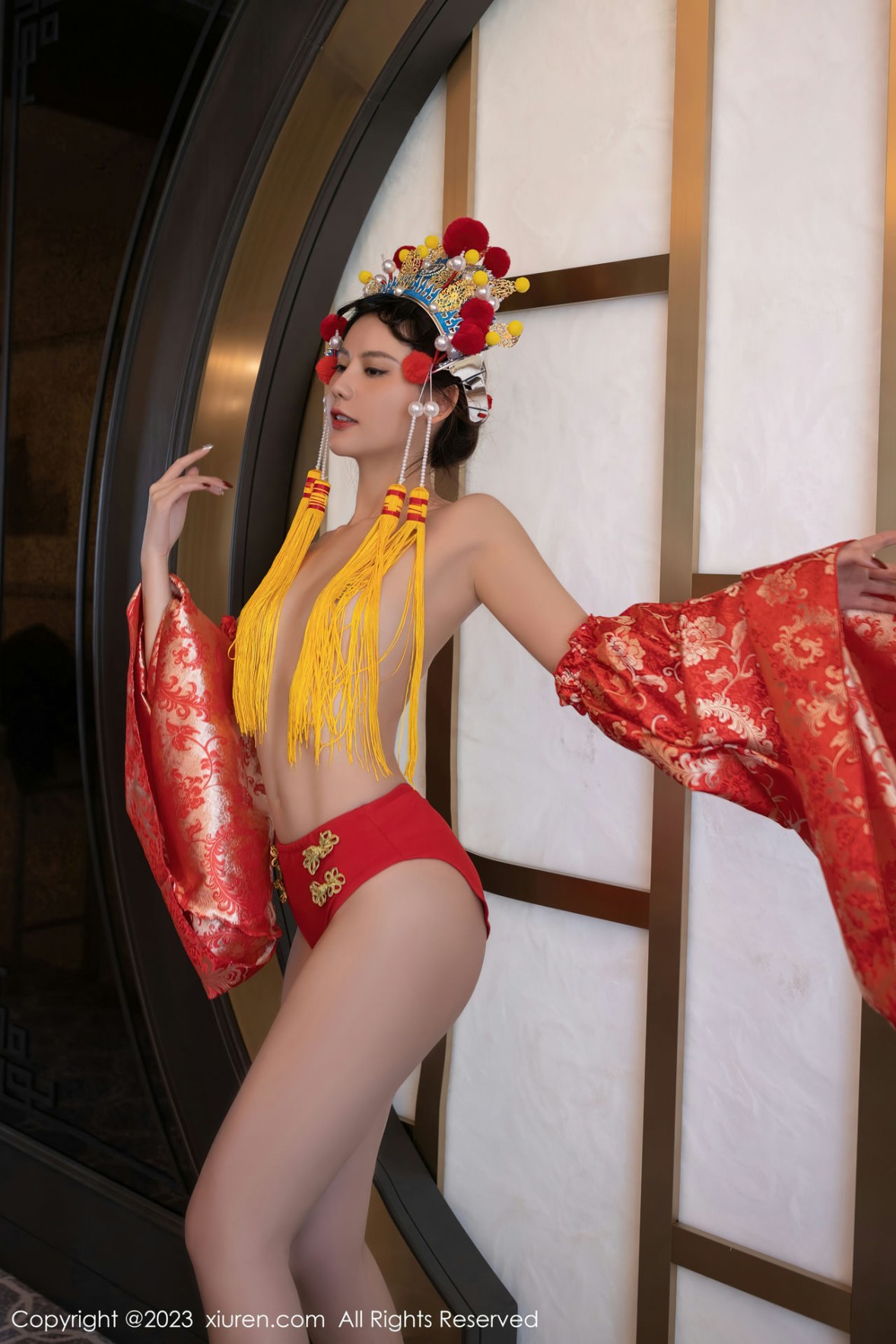 [XiuRen]高清写真图 2023.02.22 No.6308 就是阿朱啊 美臀妩媚