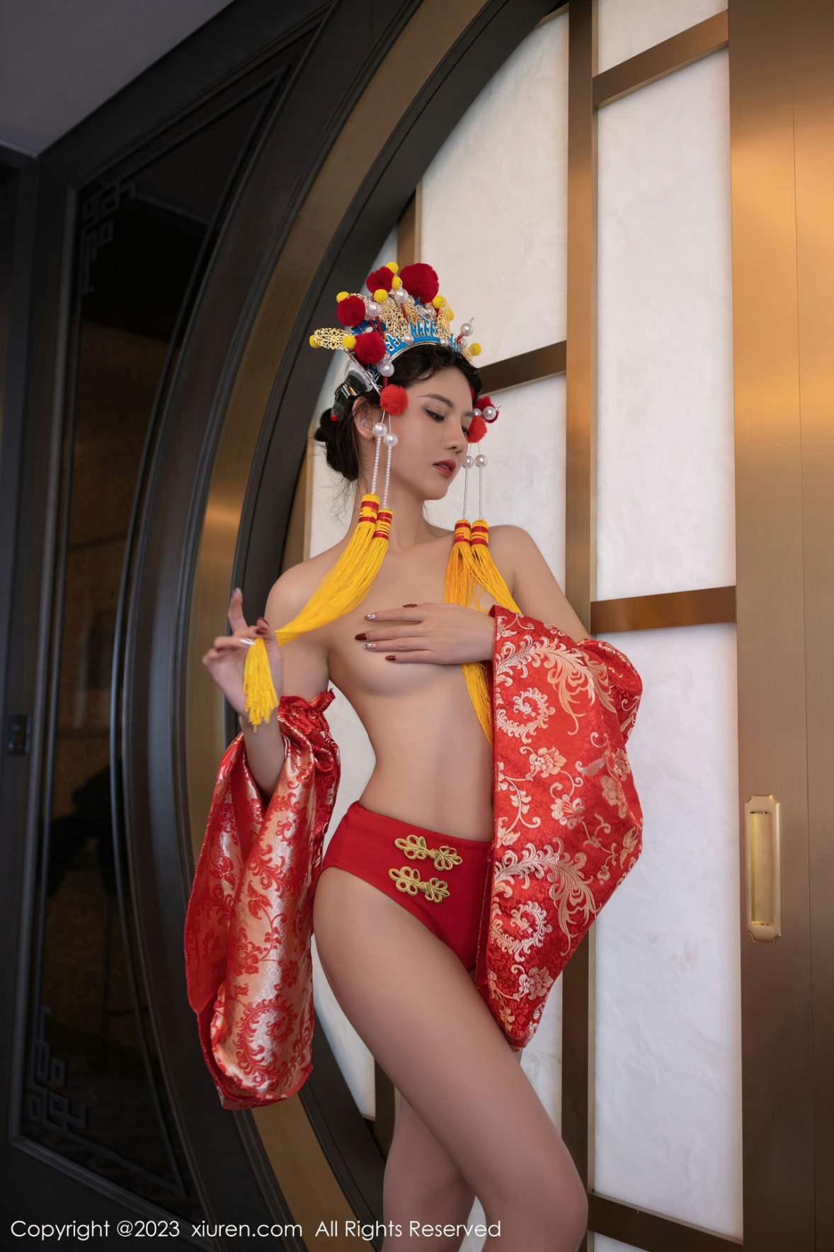 [XiuRen]高清写真图 2023.02.22 No.6308 就是阿朱啊 美臀妩媚