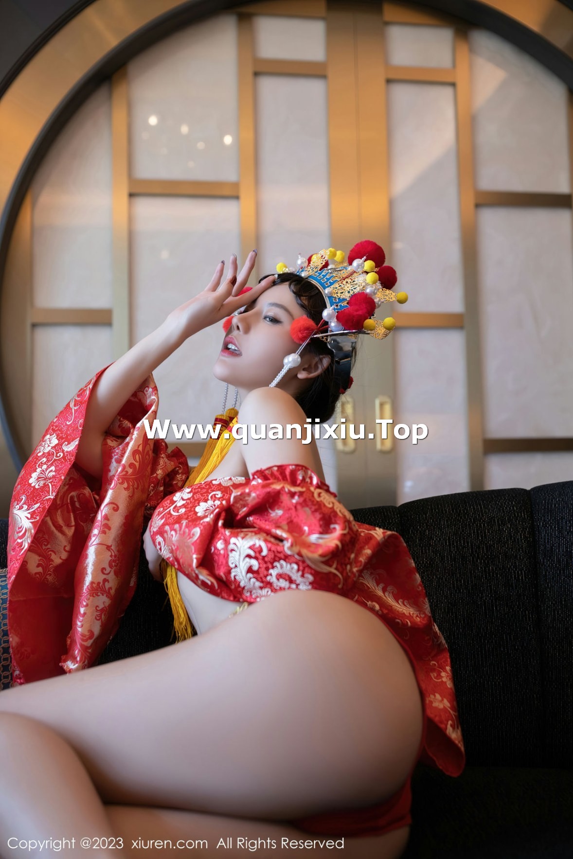 [XiuRen]高清写真图 2023.02.22 No.6308 就是阿朱啊 美臀妩媚