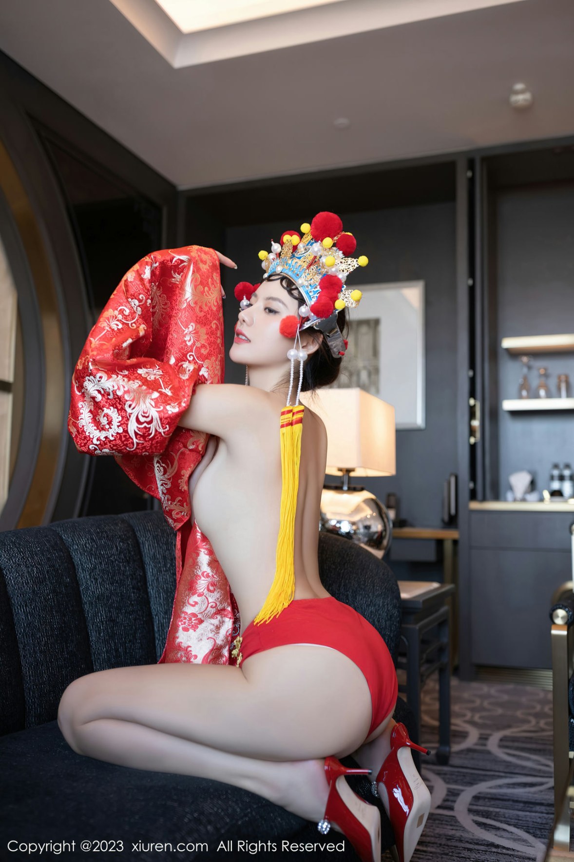 [XiuRen]高清写真图 2023.02.22 No.6308 就是阿朱啊 美臀妩媚