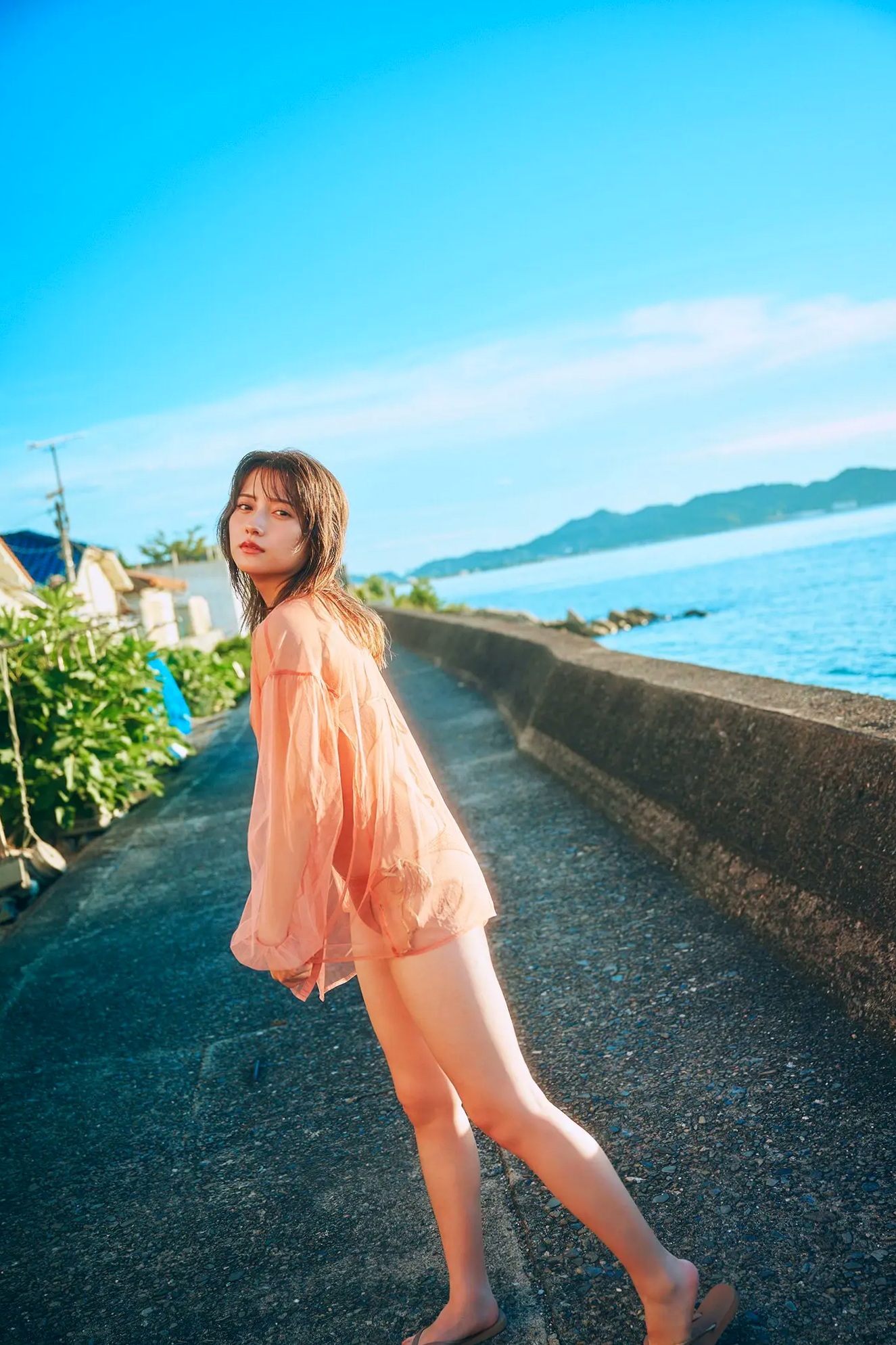 桃月なしこ - 最後の夏休み：日系女神沙滩比基尼性感写真