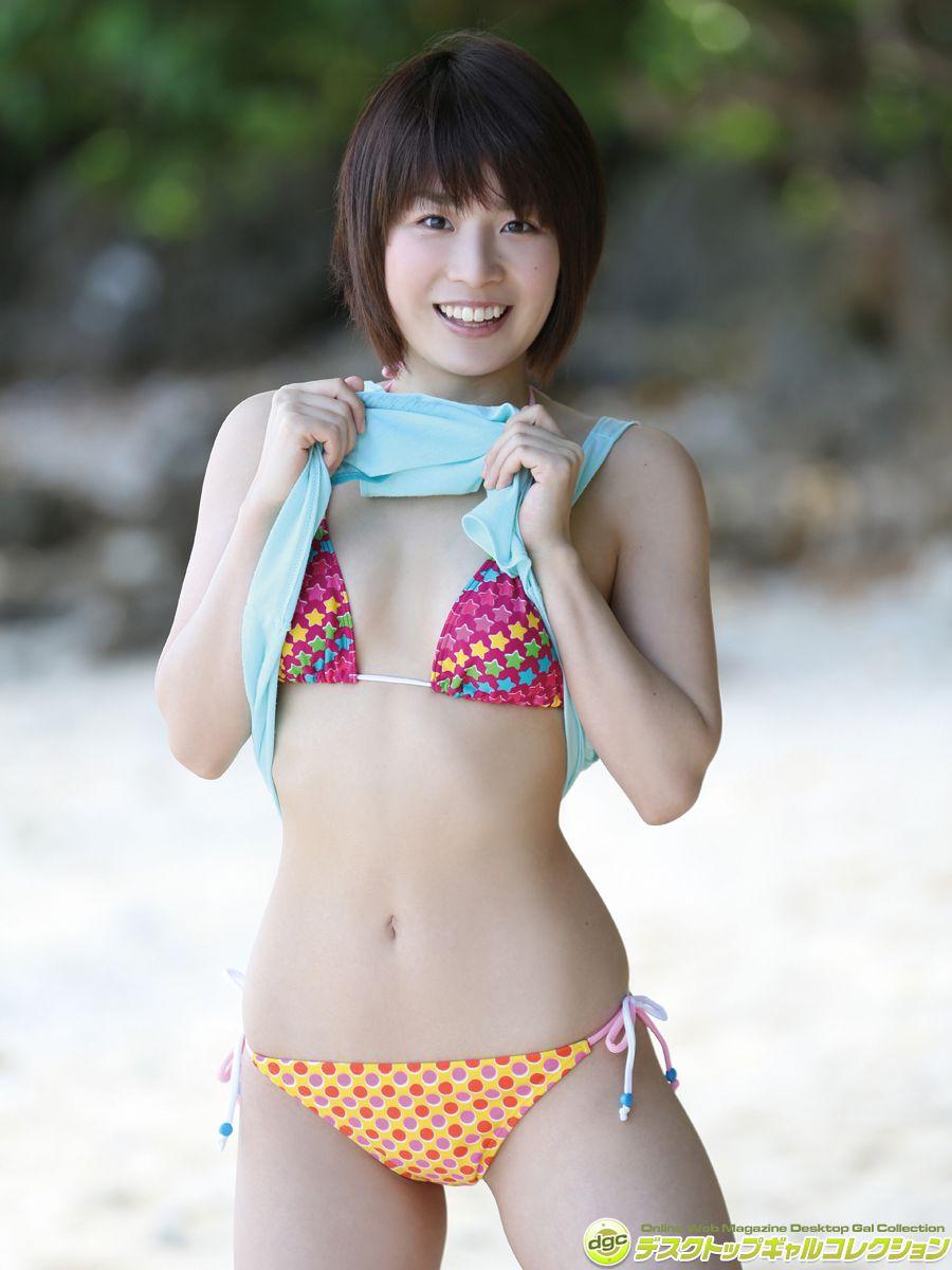 楠本美纱- [DGC]高清写真图 ショートカットが似合う清純派快活少女！！
