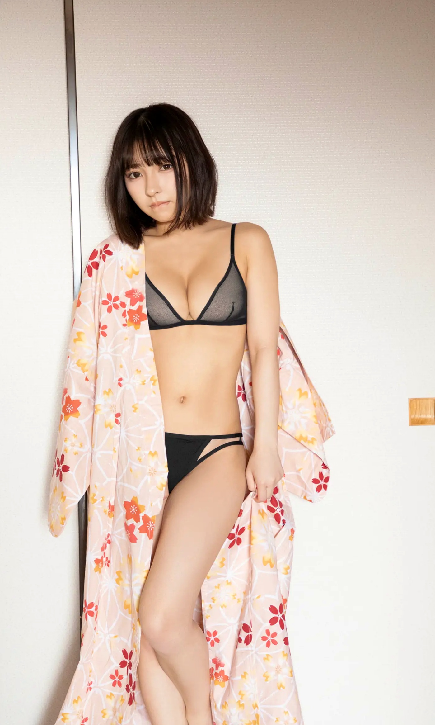 十味 - キミと春らんまん：日本童颜女神夜樱和服与性感私房内衣写真