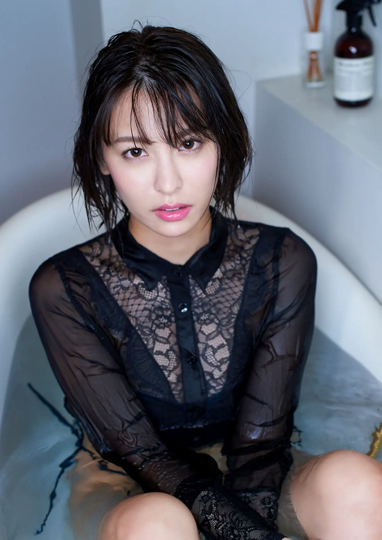 奈月セナ - 胸さわぎのG 日本性感女神湿身浴室比基尼写真