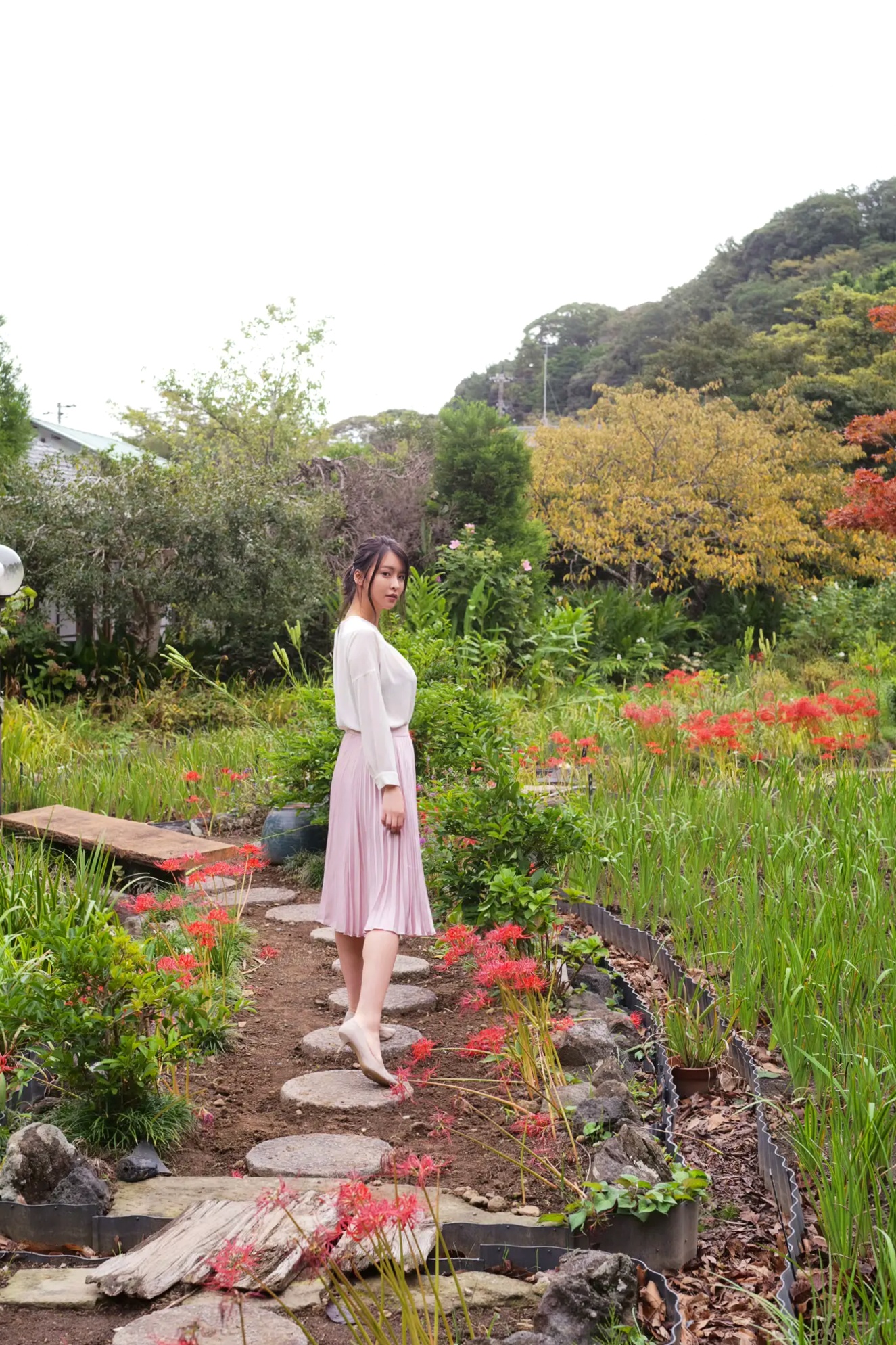 奈月セナ - たまゆら 花鳥風月 户外森林湿身私房写真精选