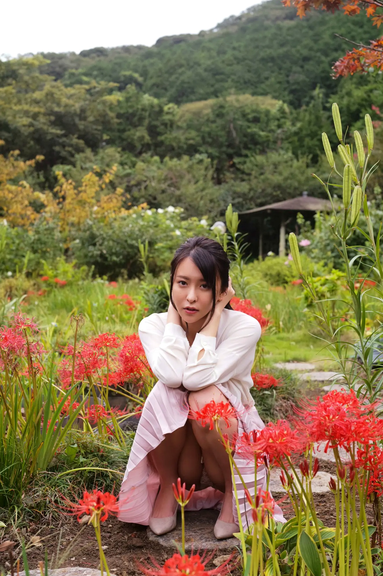 奈月セナ - たまゆら 花鳥風月 户外森林湿身私房写真精选