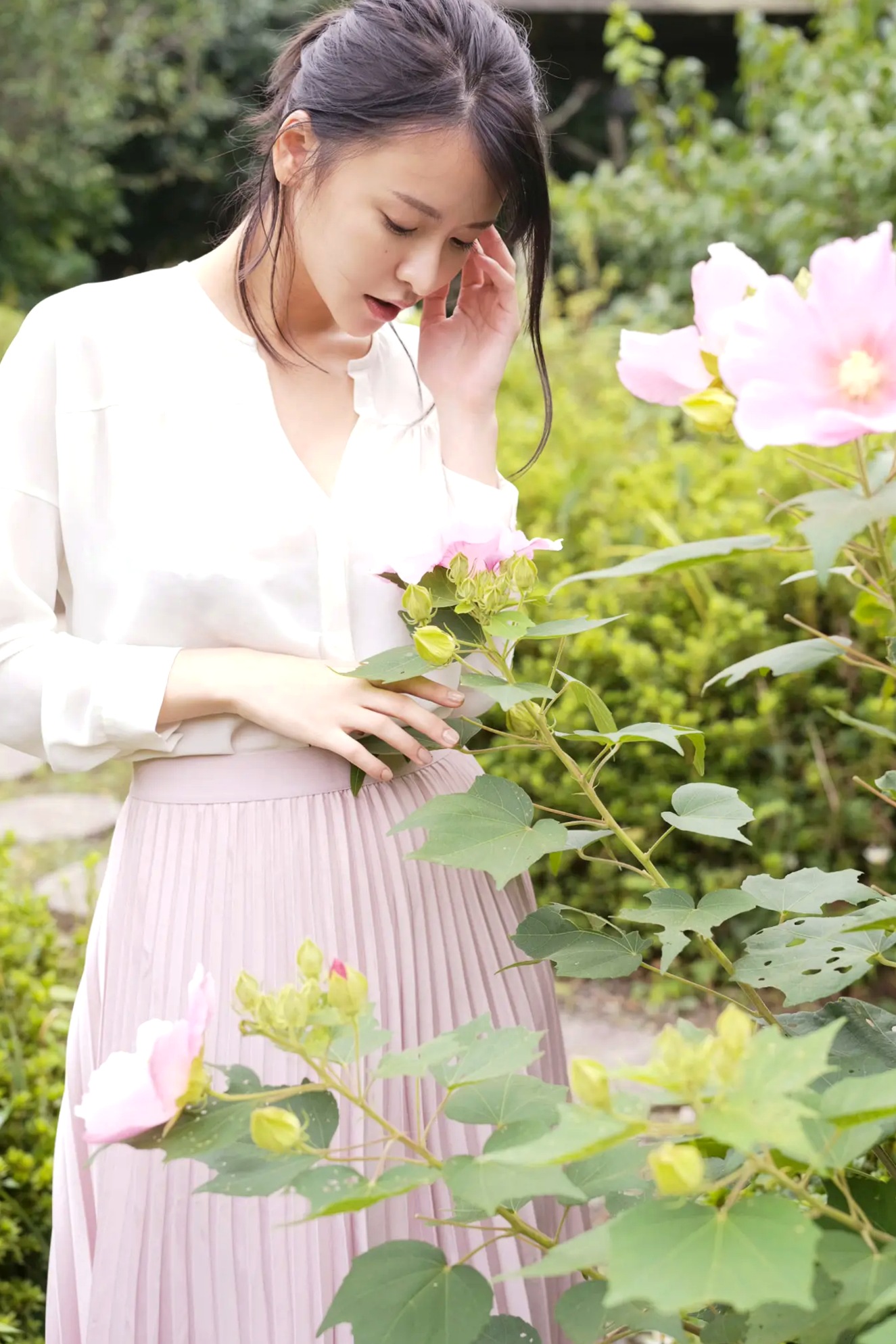 奈月セナ - たまゆら 花鳥風月 户外森林湿身私房写真精选