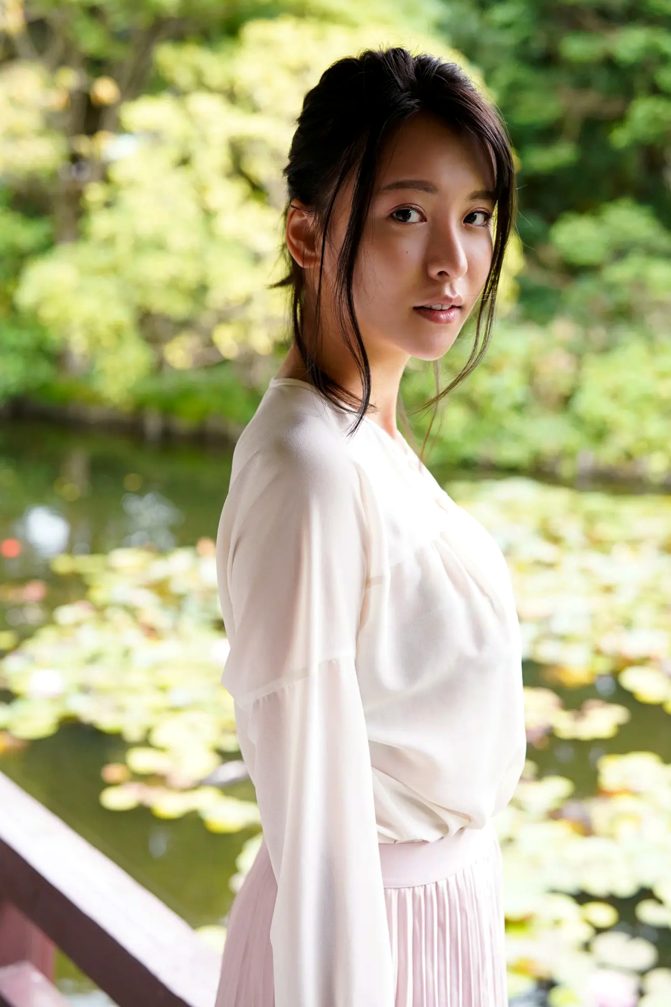 奈月セナ - たまゆら 花鳥風月 户外森林湿身私房写真精选