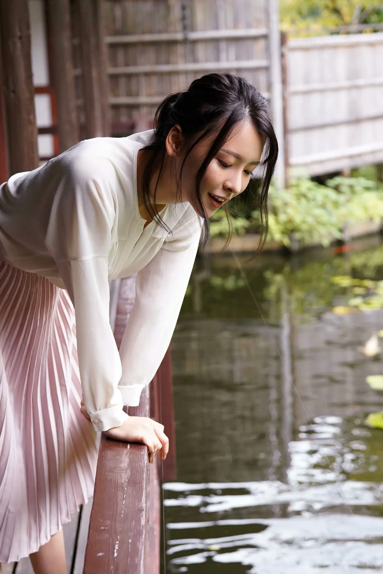 奈月セナ - たまゆら 花鳥風月 户外森林湿身私房写真精选