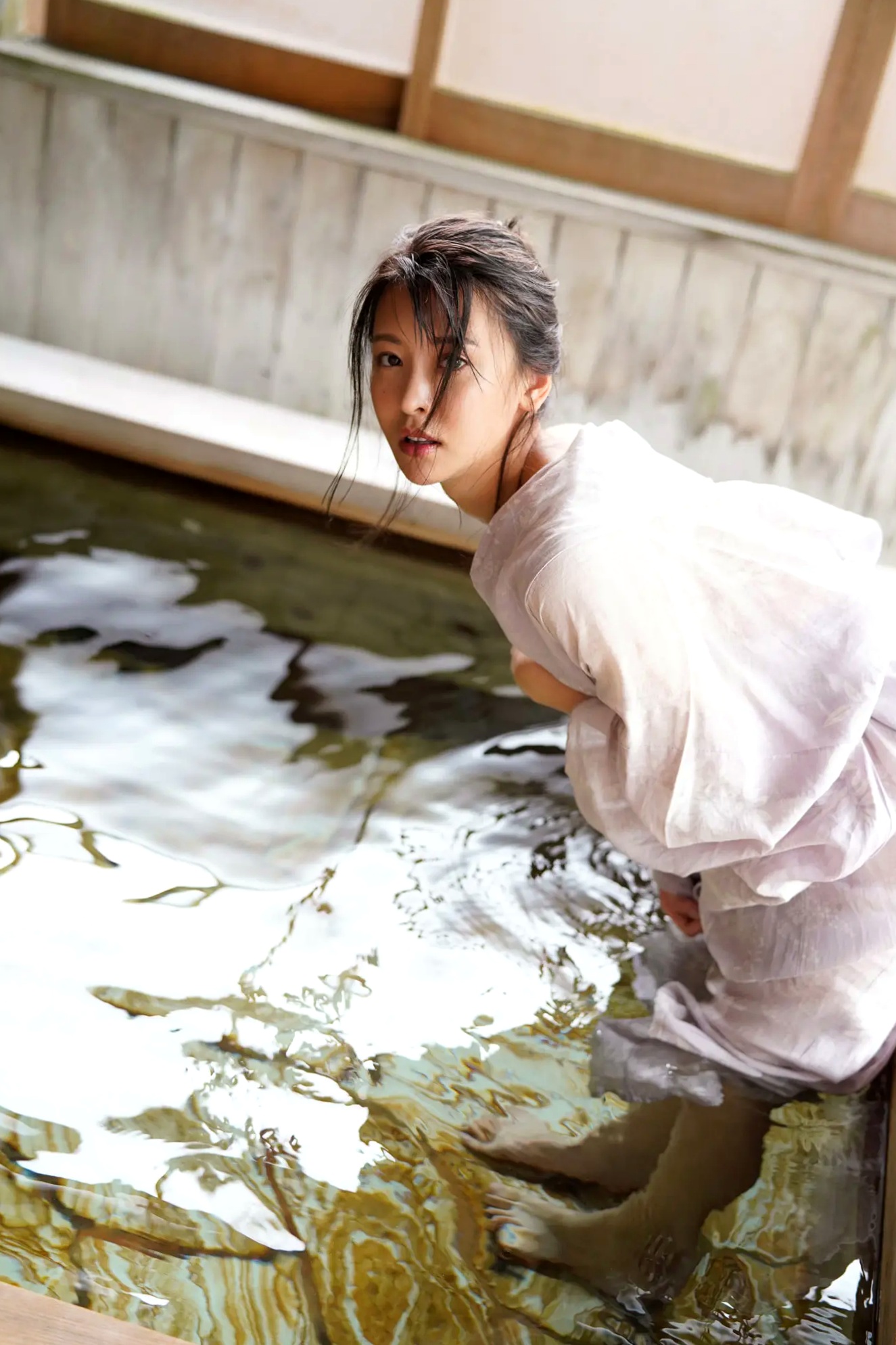 奈月セナ - たまゆら 花鳥風月 户外森林湿身私房写真精选
