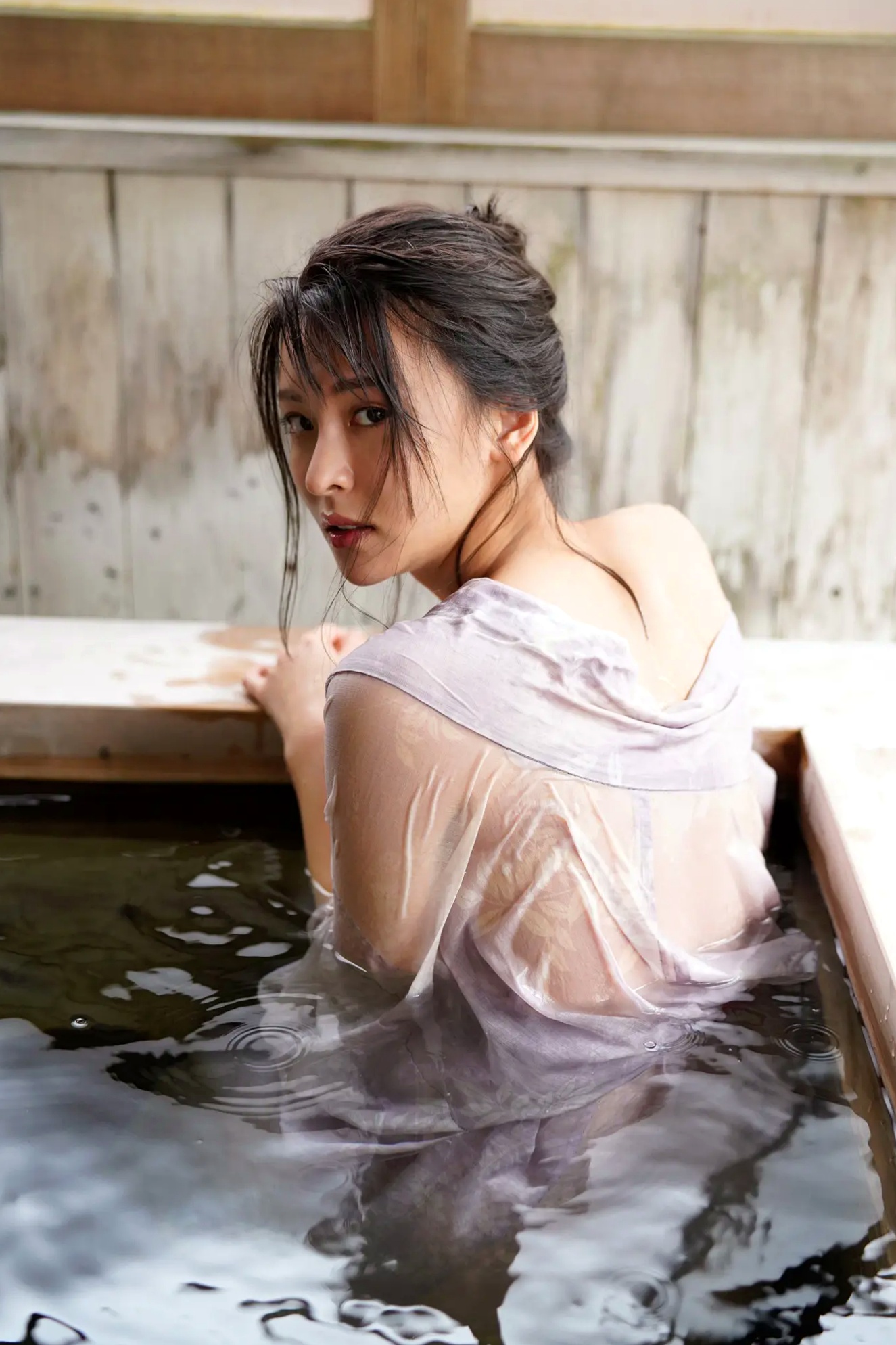 奈月セナ - たまゆら 花鳥風月 户外森林湿身私房写真精选