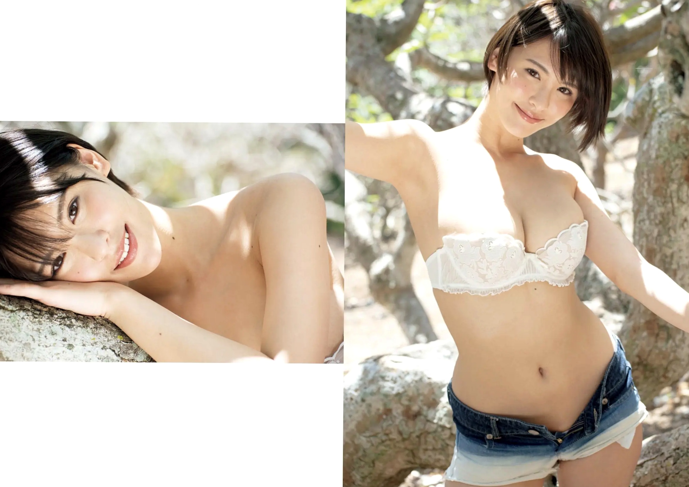 奈月セナ - Sena Style，短发气质女神户外写真，性感比基尼与都市冷艳风格，极致身材诱惑，尽显野性美感