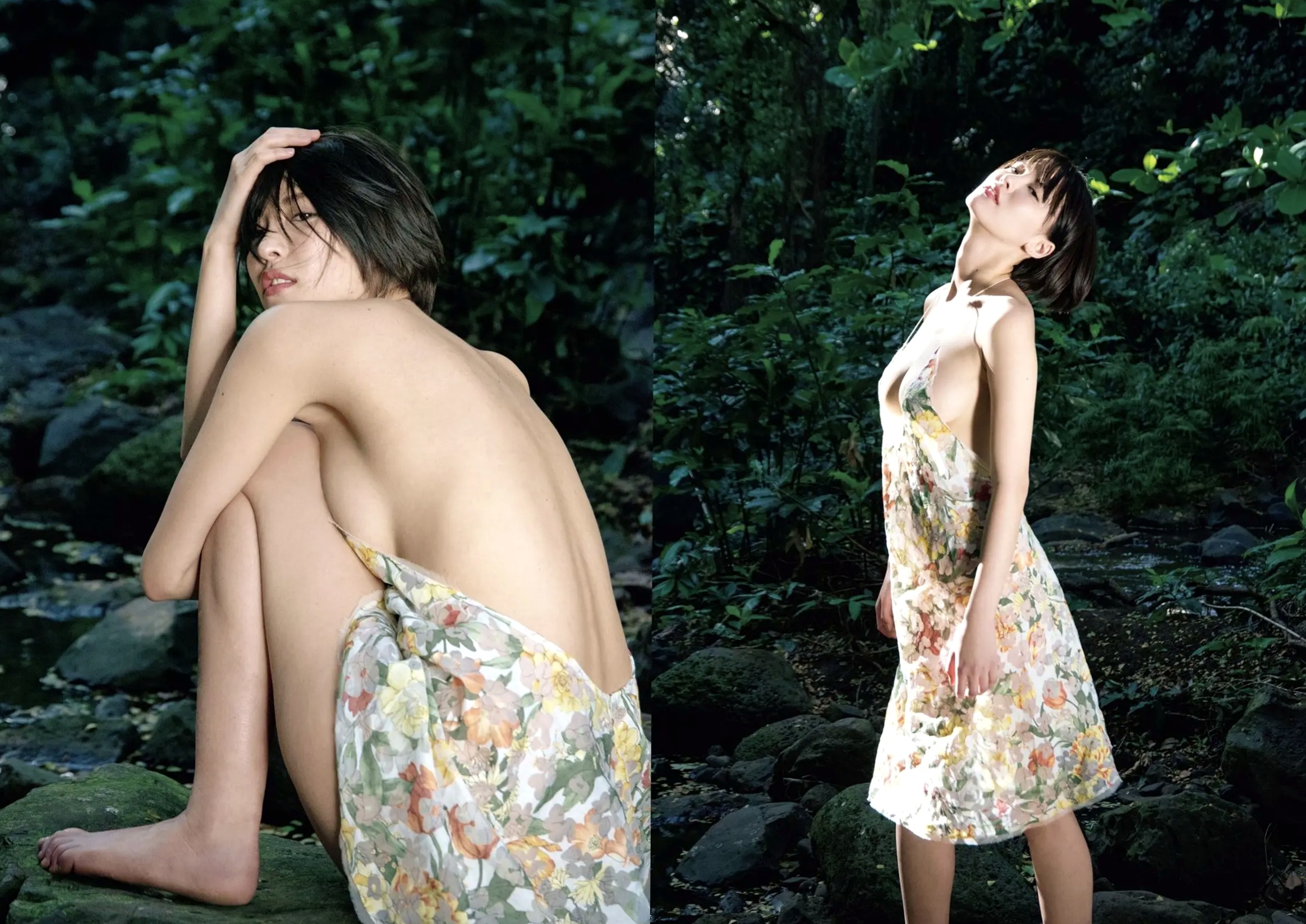 奈月セナ - Sena Style，短发气质女神户外写真，性感比基尼与都市冷艳风格，极致身材诱惑，尽显野性美感