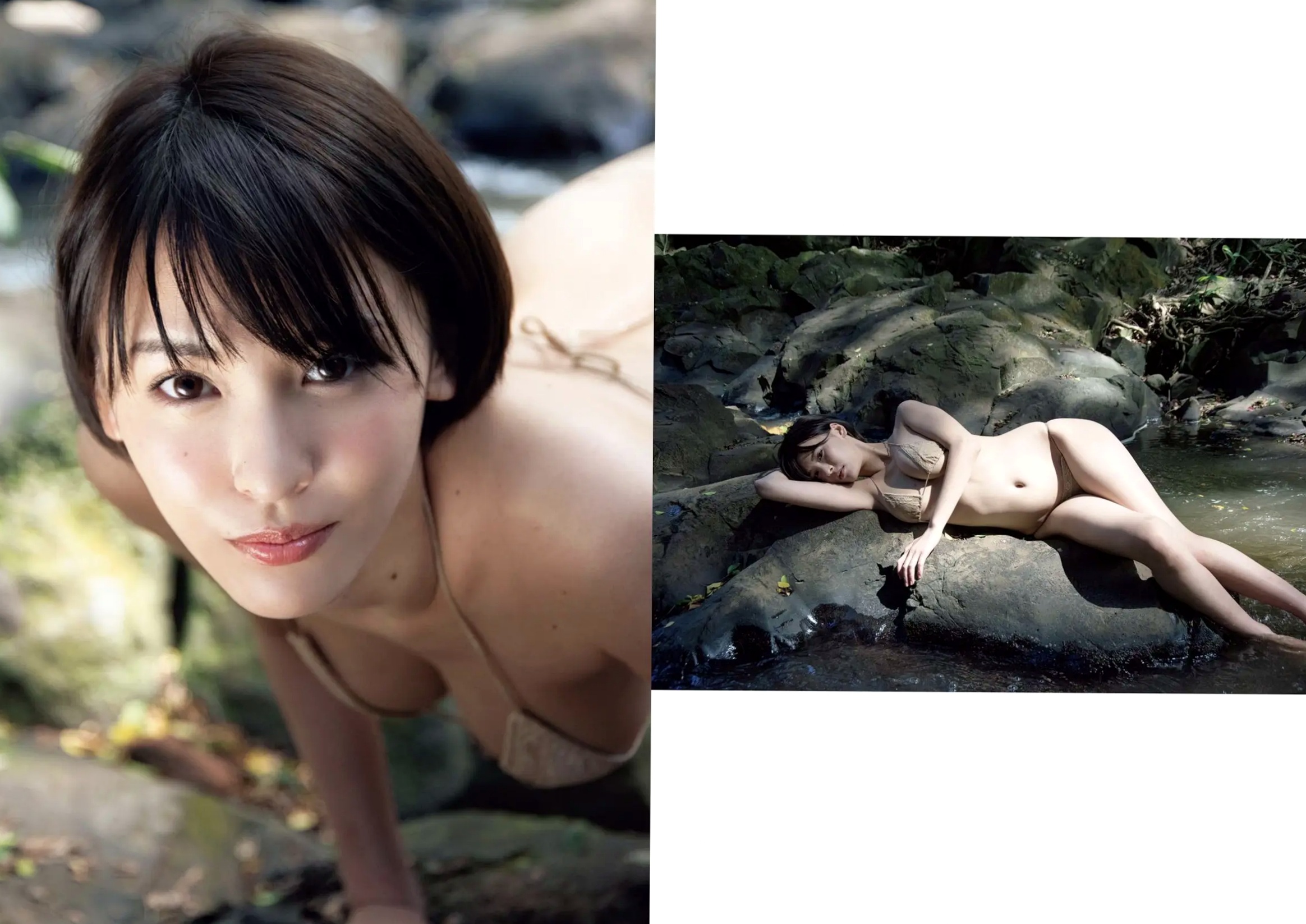 奈月セナ - Sena Style，短发气质女神户外写真，性感比基尼与都市冷艳风格，极致身材诱惑，尽显野性美感