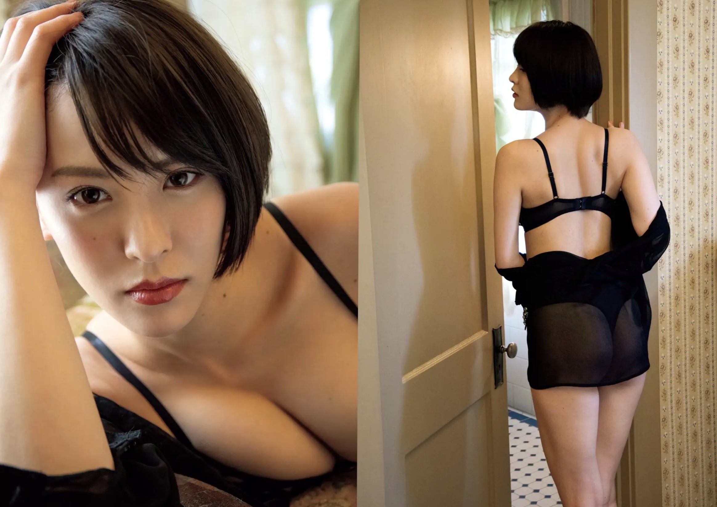 奈月セナ - Sena Style，短发气质女神户外写真，性感比基尼与都市冷艳风格，极致身材诱惑，尽显野性美感
