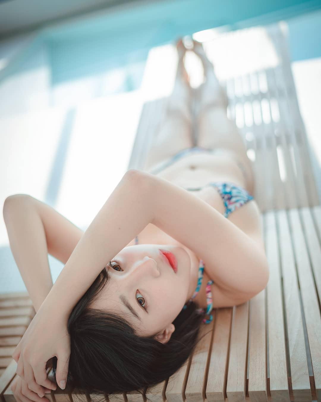 姜仁卿- 空灵系短发正妹私房照