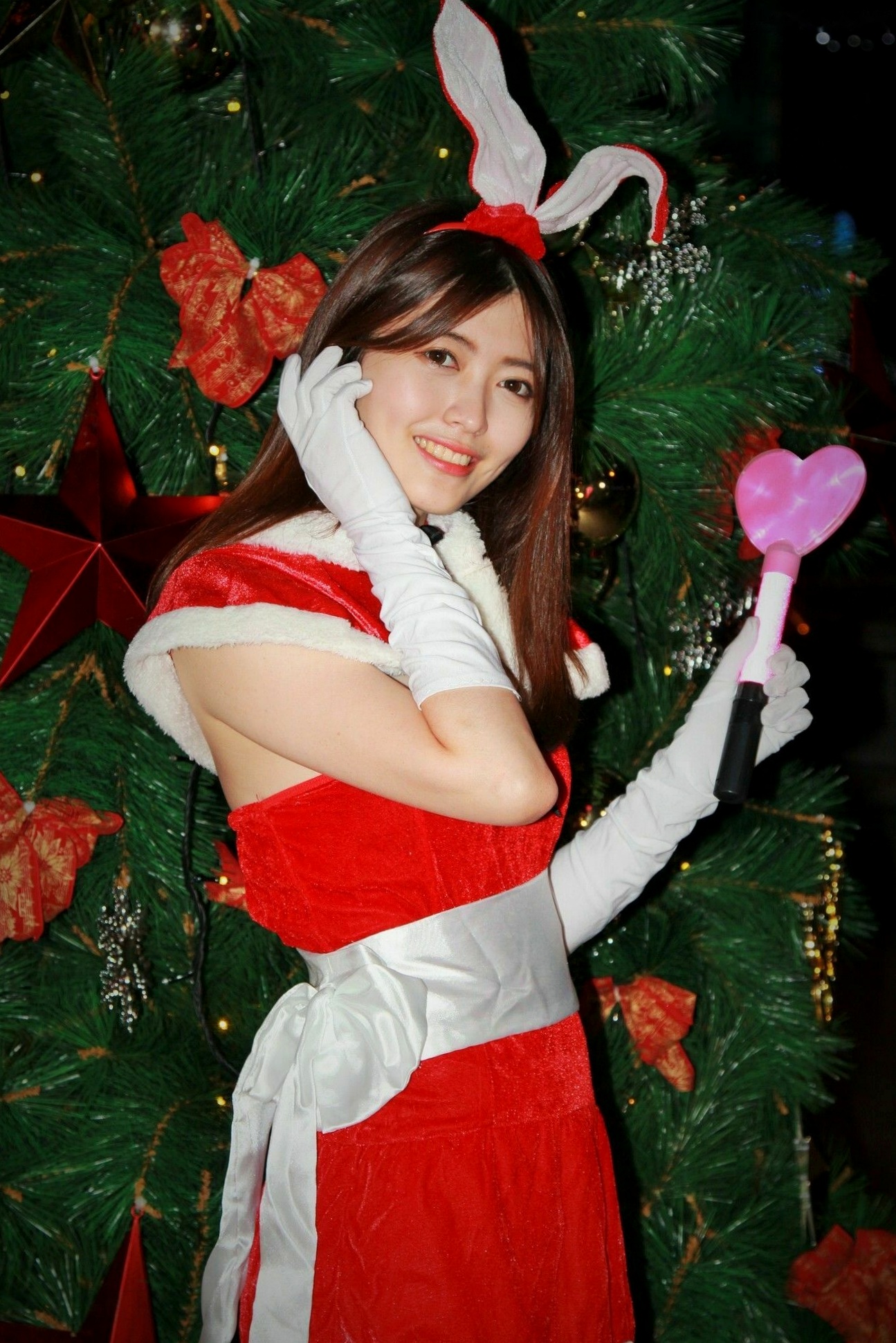 Gallery - 台湾正妹黄品瑄《板桥耶诞城夜拍》圣诞装束与冬日街拍美腿写真集台湾户外街拍美腿清新 薛薛Brindy女神私房照_秀色女神 - image 47