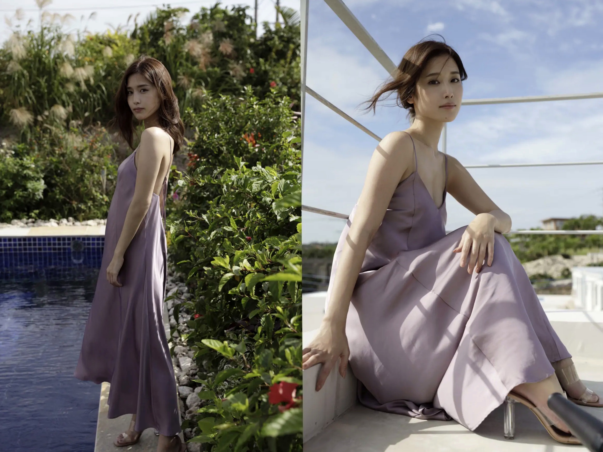 益田アンナ 性感居家内衣与海边比基尼写真 - ミスFLASH2021グランプリ