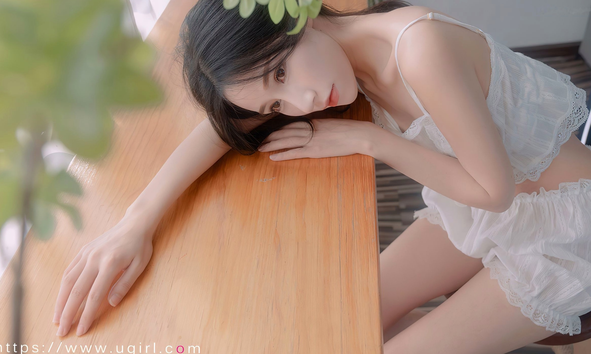 Gallery - 尤果圈 - Chiness Model -茯苓《春心》私房写真，清纯少女居家风格，轻柔蕾丝家居服清新治愈，温柔慵懒尽显爱尤物 - Love Beauty 清新私房照治愈系家居尤果网 - Chiness Model  茯苓女神私房照_秀色女神 - image 32