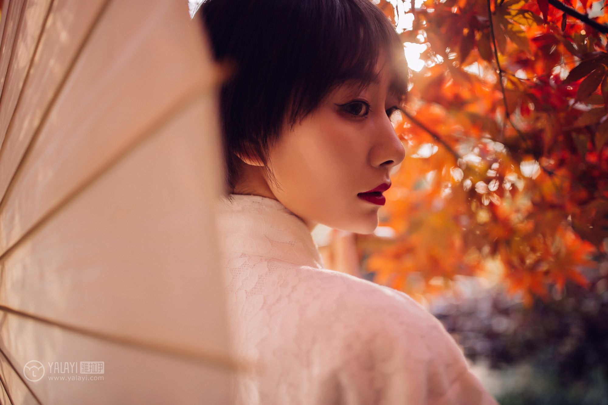 [YALAYI雅拉伊]高清写真图2018.12.04 No.136 夕阳下的和风少女 静静