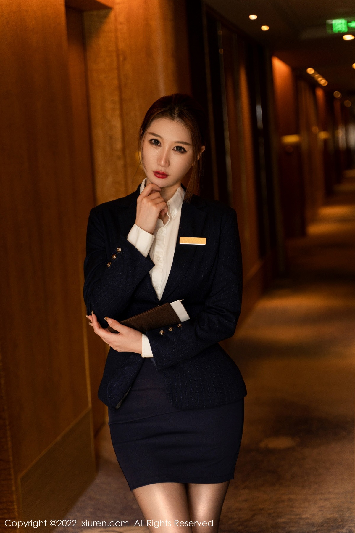 [XiuRen]高清写真图 2022.11.28 No.5918 顾乔楠Cora 制服黑丝