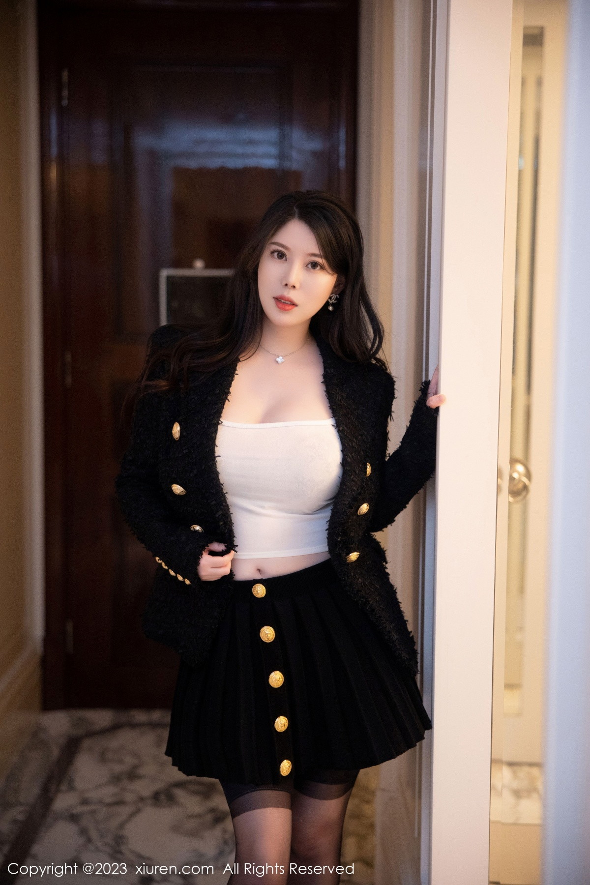 [XiuRen]高清写真图 2023.01.17 No.6147 白茹雪 黑丝美臀