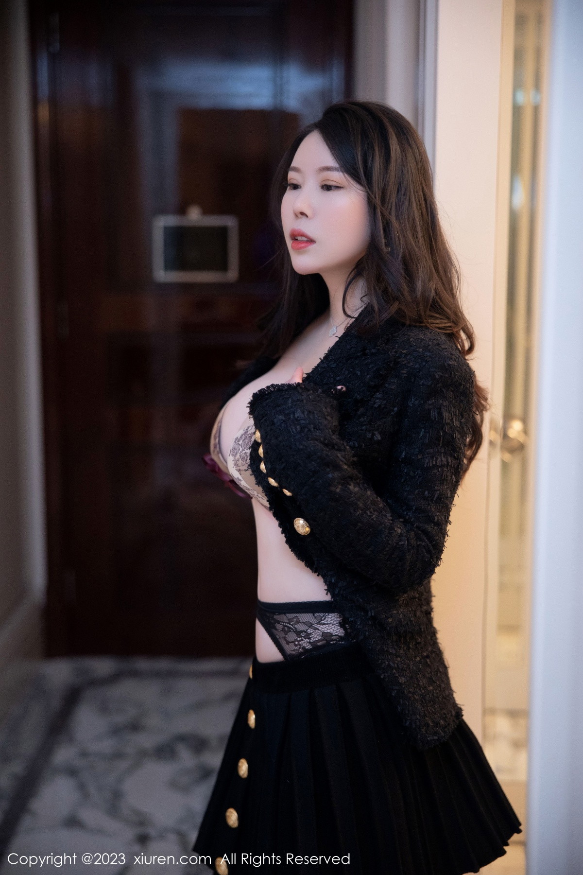 [XiuRen]高清写真图 2023.01.17 No.6147 白茹雪 黑丝美臀