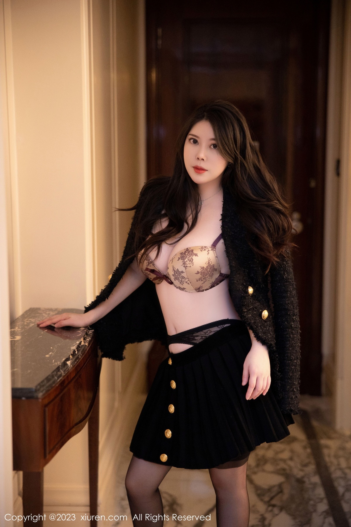 [XiuRen]高清写真图 2023.01.17 No.6147 白茹雪 黑丝美臀
