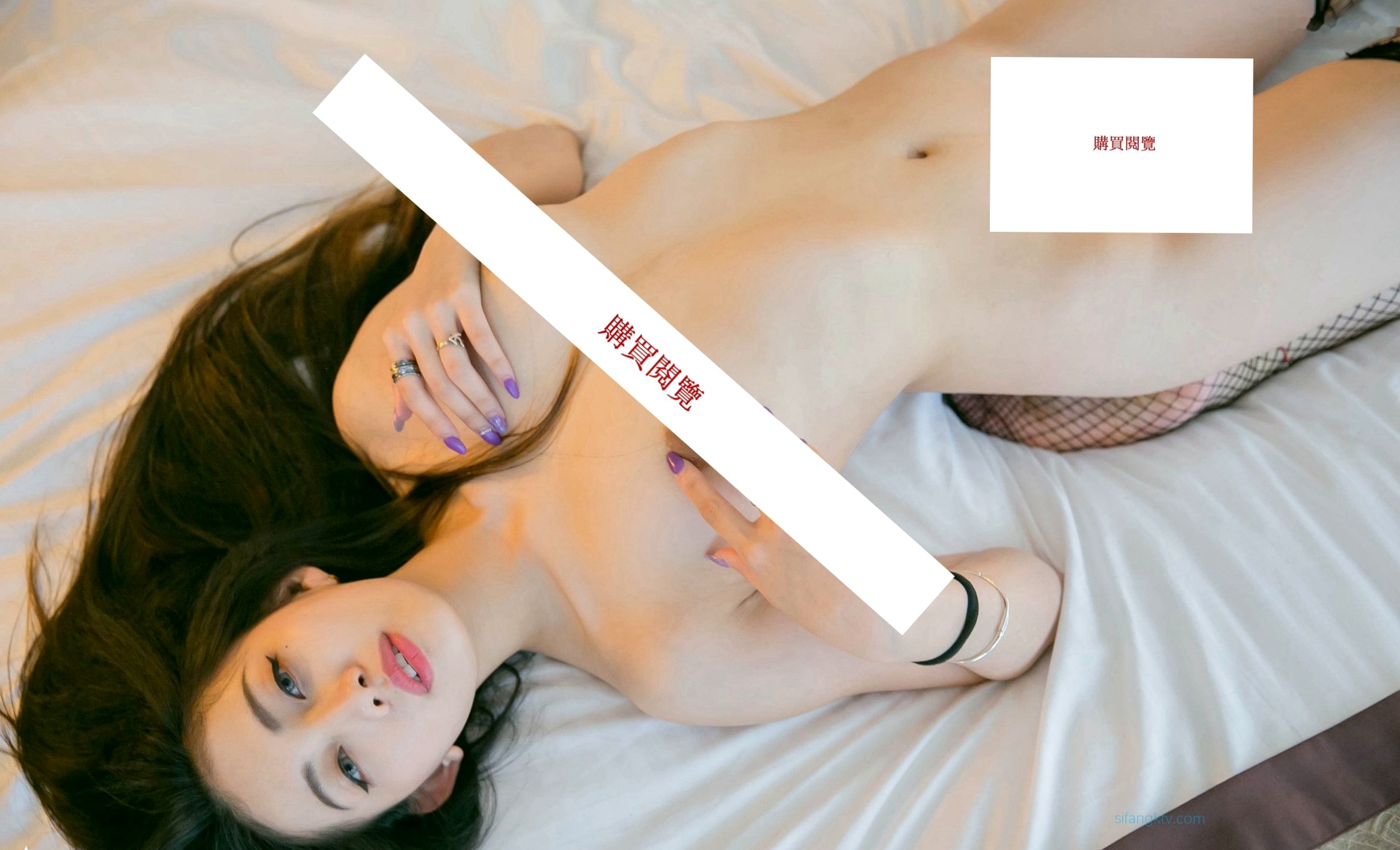 Gallery - JVID-夏暮光-性感女搜查官私房大尺度写真，黑色蕾丝内衣与撩人渔网袜，极致诱惑，尽显白嫩美肌与极品曲线性感诱惑大尺度黑丝JVID Sun咩咩女神私房照_秀色女神 - image 3