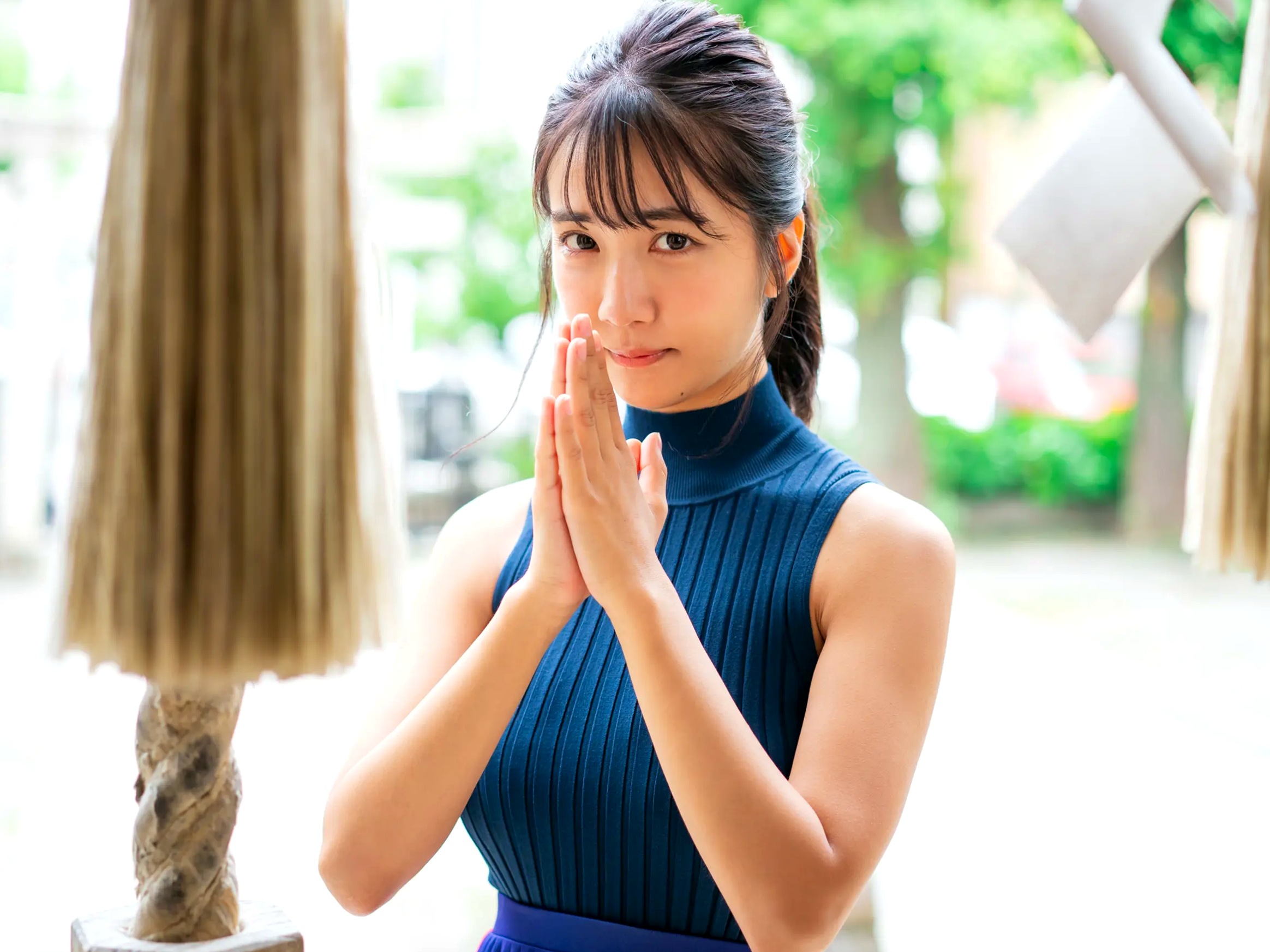 天羽希純 - 钱汤玩耍日系清纯性感写真 黑色泳衣甜美治愈