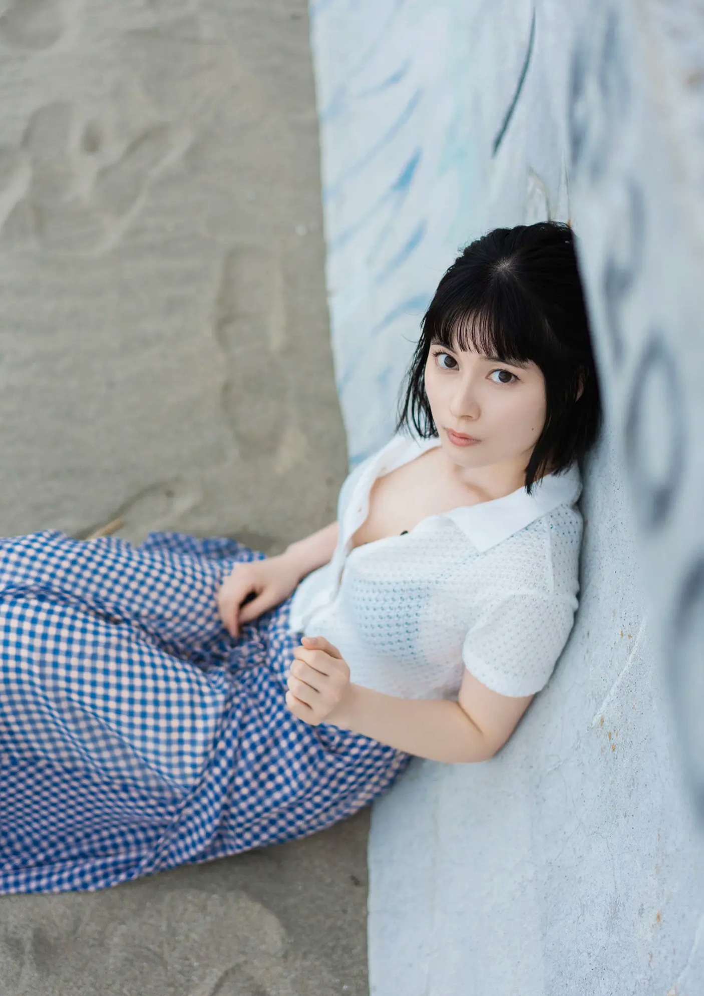 大久保桜子 - Gテレデジタル！[44P] 海边沙滩黄色比基尼性感清纯写真