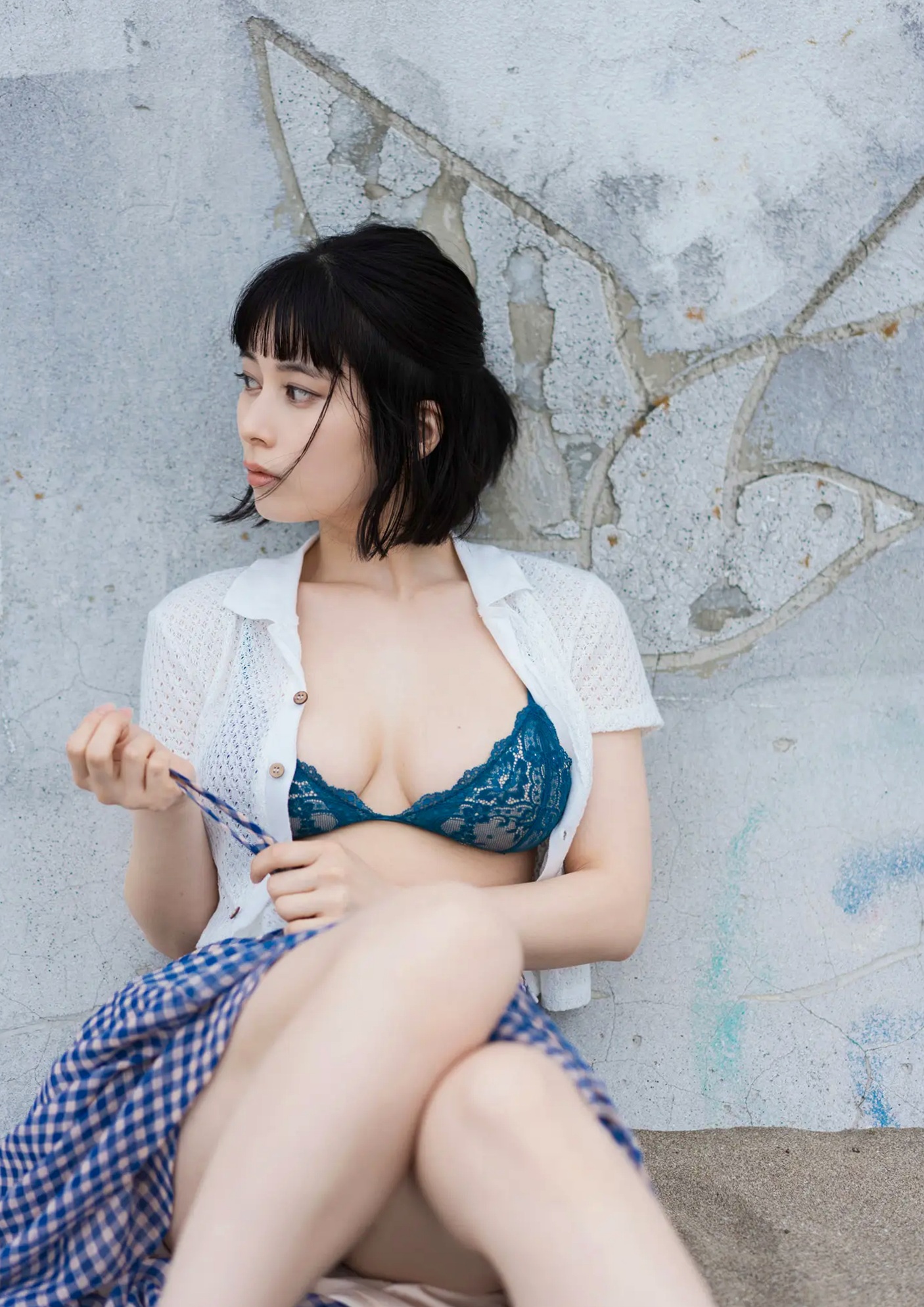 大久保桜子 - Gテレデジタル！[44P] 海边沙滩黄色比基尼性感清纯写真