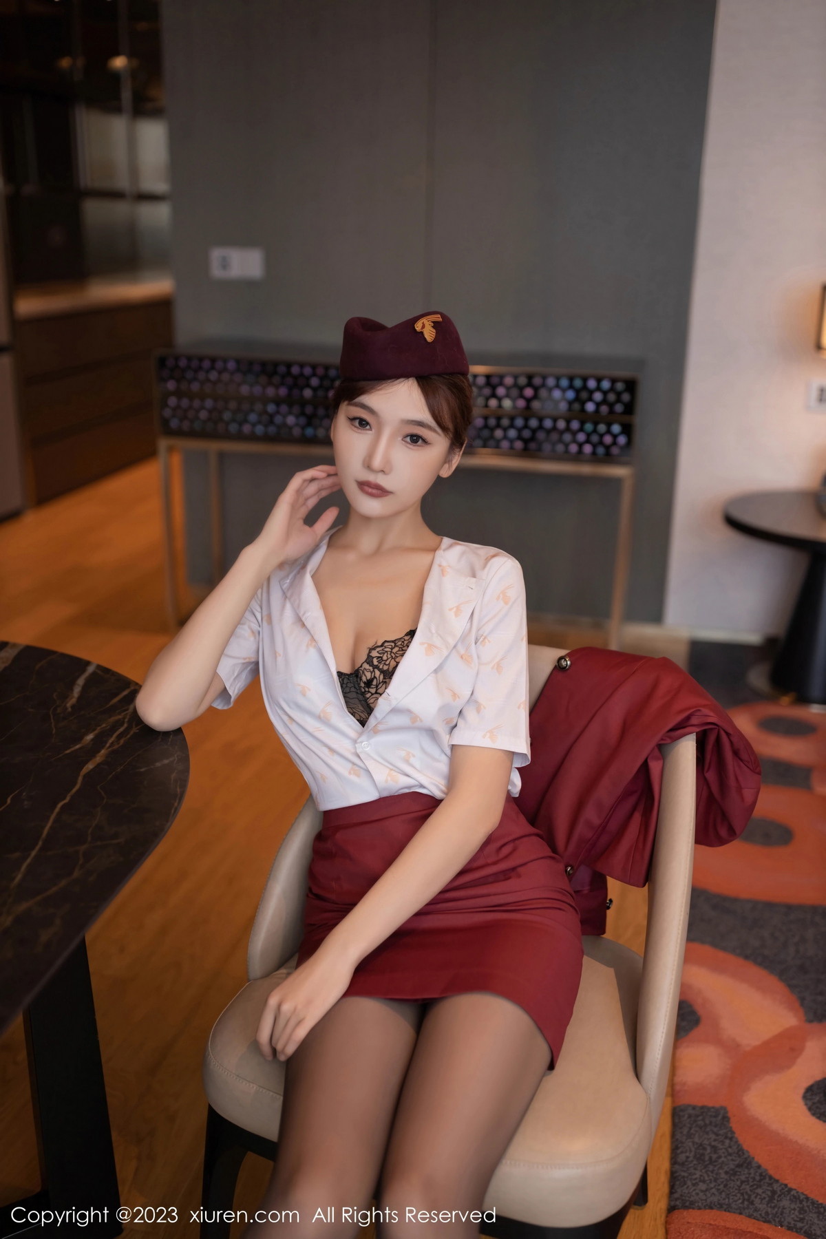 [XiuRen]高清写真图 2023.10.26 No.7569 陆萱萱 黑丝美腿