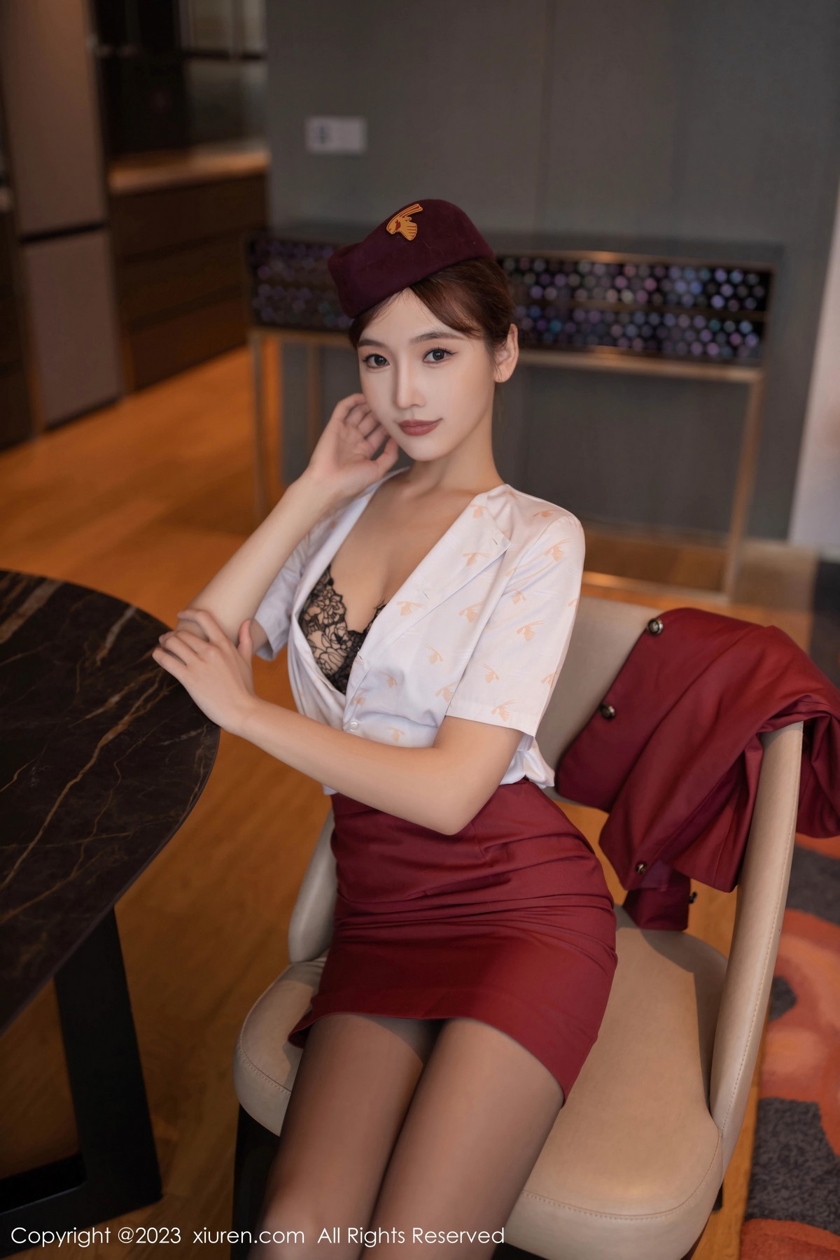 [XiuRen]高清写真图 2023.10.26 No.7569 陆萱萱 黑丝美腿