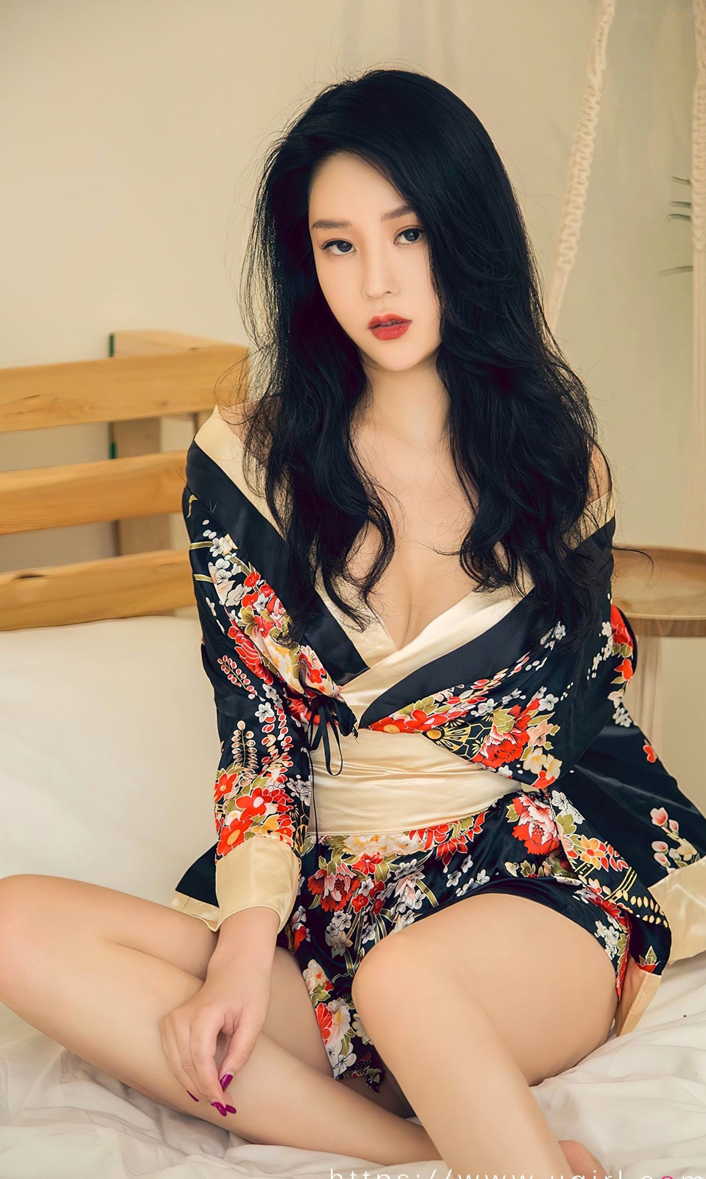 Gallery - UGirlsApp尤果圈 - Chiness Model 爱尤物 - Love Beauty -2552-刘瑾希-《寂寞聚又散》：唯美和服私房诱惑，性感迷人气质女神写真大片爱尤物 - Love Beauty 和服私房照性感诱惑 刘瑾希女神私房照_秀色女神 - image 4