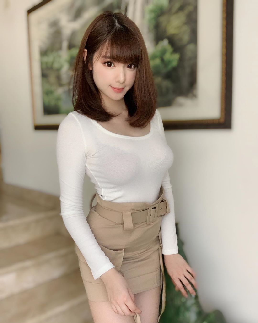 言情小说般梦幻！大马童颜妹「Amy香儿」傲人上围藏不住