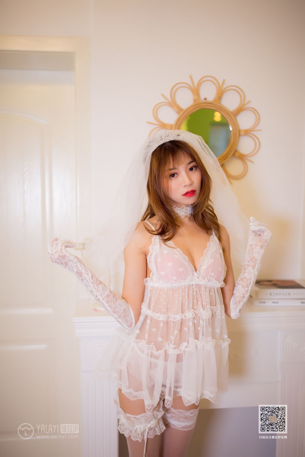 [YALAYI雅拉伊]高清写真图 2020.01.18 Vol.524 情趣婚纱 丽雅
