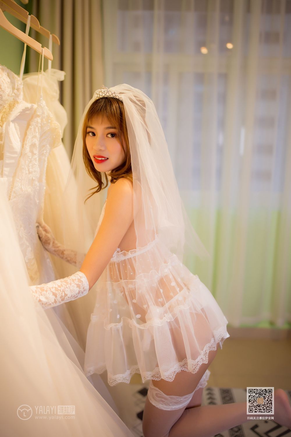 [YALAYI雅拉伊]高清写真图 2020.01.18 Vol.524 情趣婚纱 丽雅
