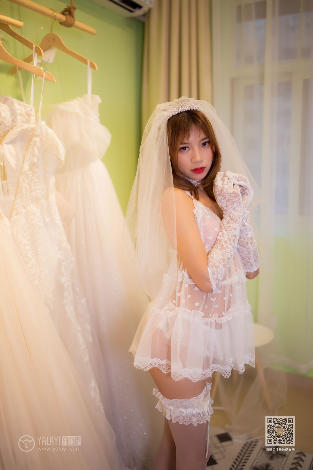 [YALAYI雅拉伊]高清写真图 2020.01.18 Vol.524 情趣婚纱 丽雅