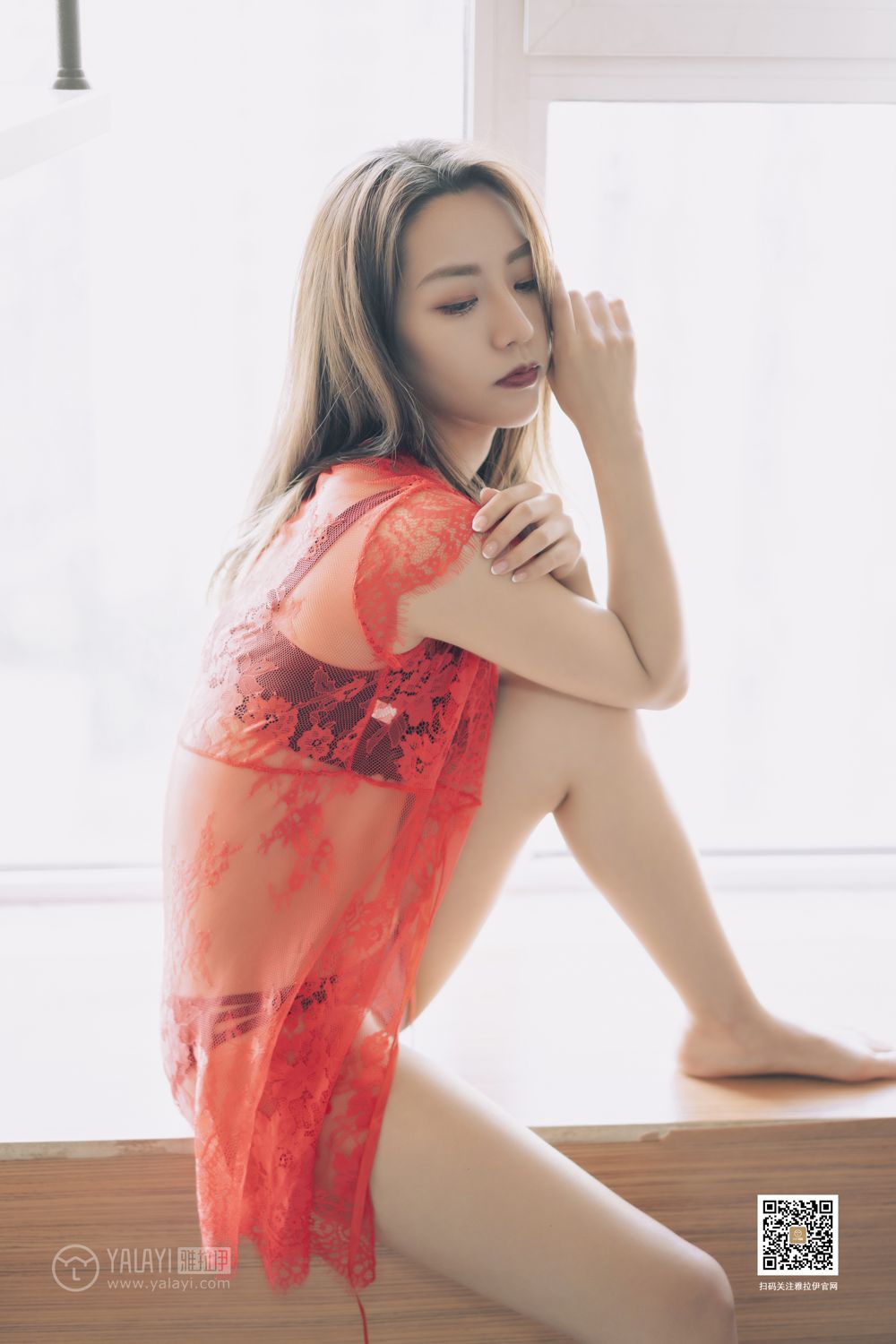 [YALAYI雅拉伊]高清写真图 2019.08.27 No.381 红与黑 芊芊