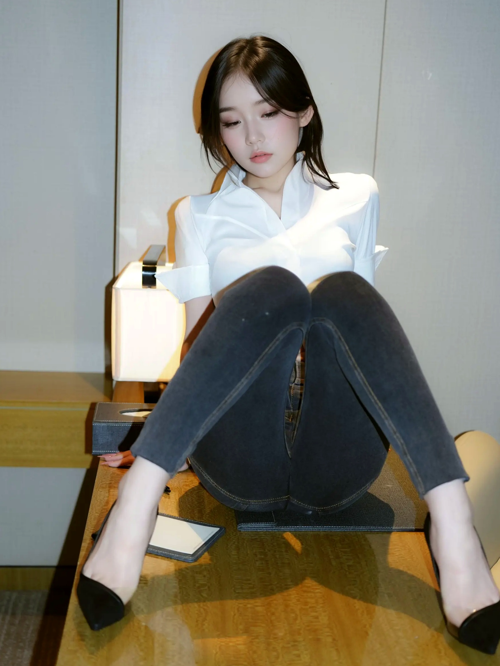 Gallery - 汁汁 - 实习期女秘书，职场OL制服与私房内衣双重诱惑 [87P]制服诱惑私房照性感气质清纯内衣 汁汁女神私房照_秀色女神 - image 52
