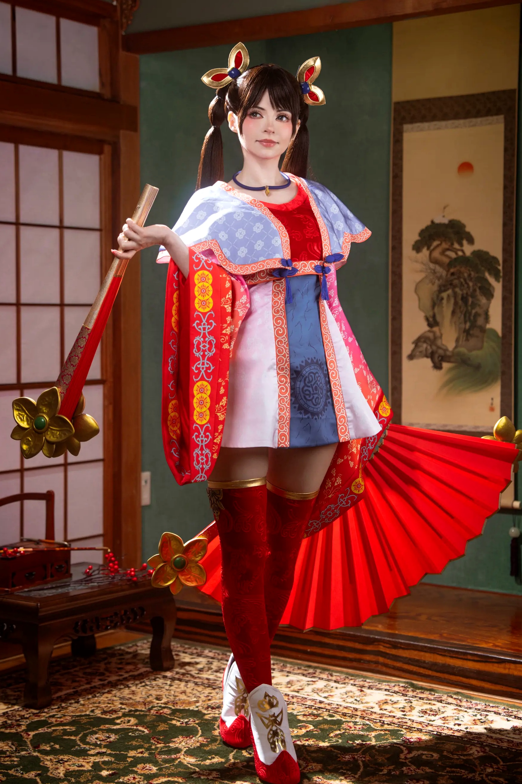 Gallery - Peach Milky大乔COSPLAY套图：绝美还原王者荣耀大乔古风造型，二次元女神气质演绎角色扮演气质女神美腿 大乔女神私房照_秀色女神 - image 8
