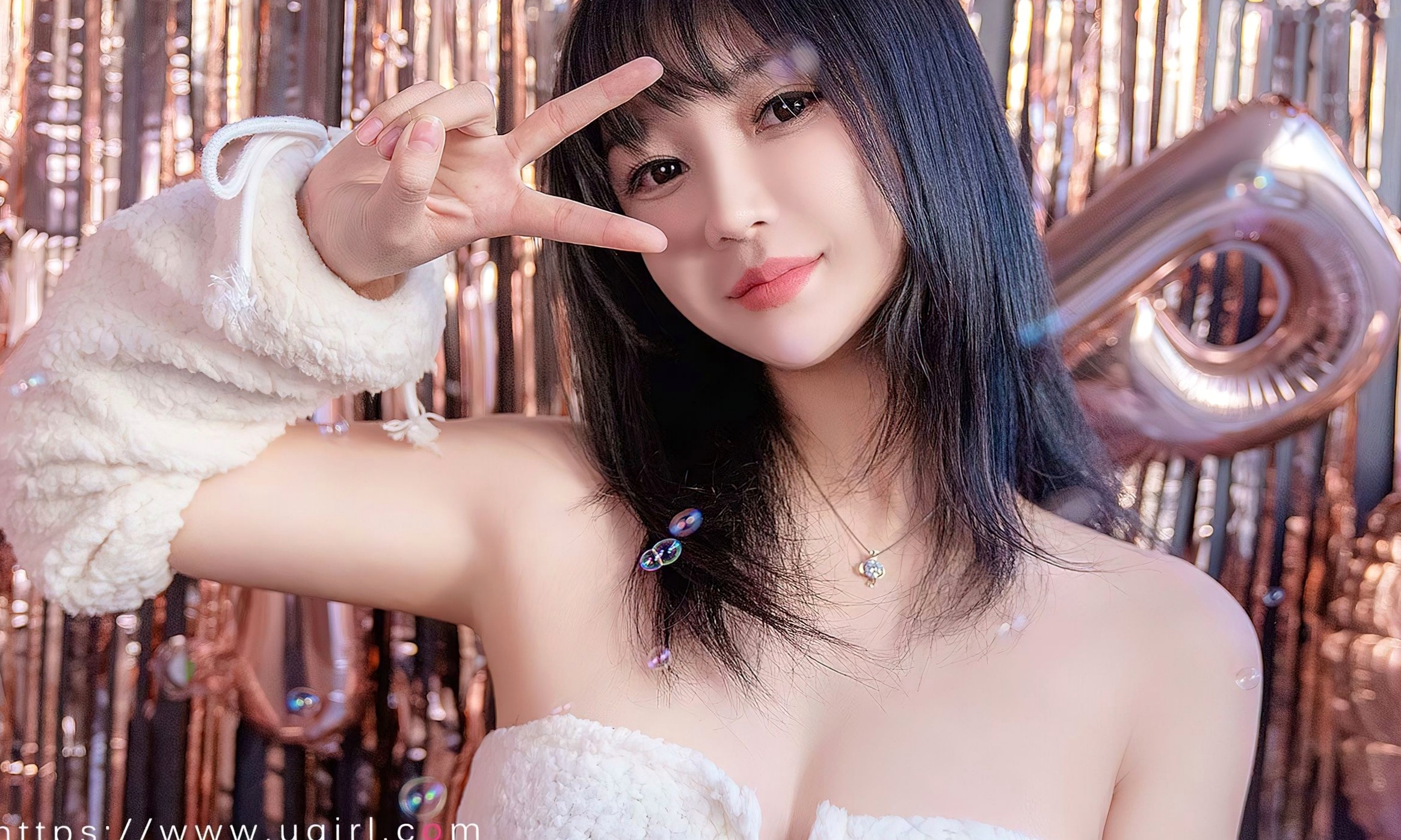 Gallery - UGirlsApp尤果圈 - Chiness Model 爱尤物 - Love Beauty -2515-韩熙-《爱意暖风》：纯白毛绒装诠释冬日治愈甜美，慵懒室内私房写真，尽显清纯女神魅力爱尤物 - Love Beauty 尤物清纯治愈系私房照女神 韩熙女神私房照_秀色女神 - image 32