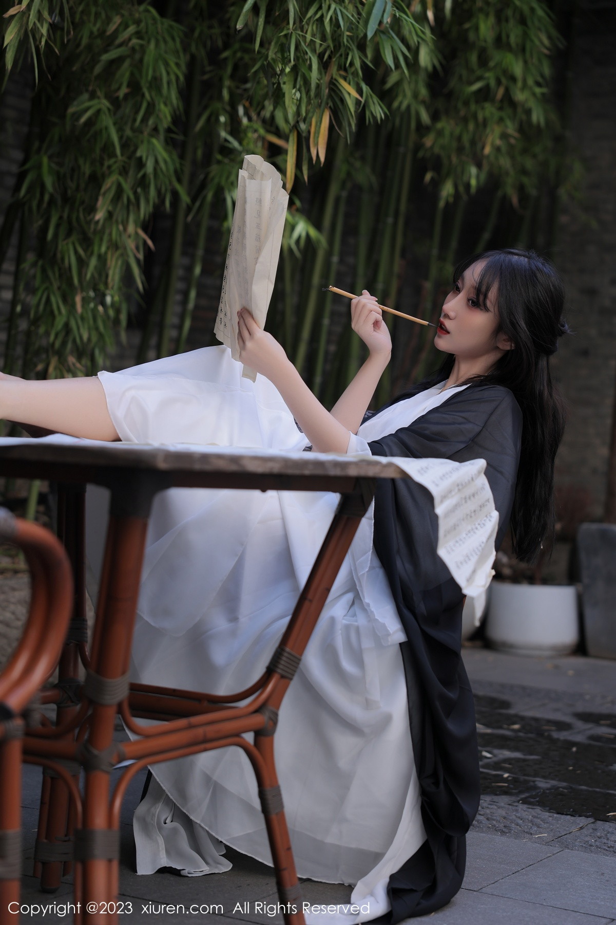[XiuRen]高清写真图 2023.01.06 No.6094 玥儿玥er 古装美腿