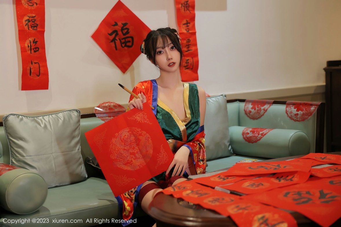 [XiuRen]高清写真图 2023.01.20 No.6167 玥儿玥er 新春美腿