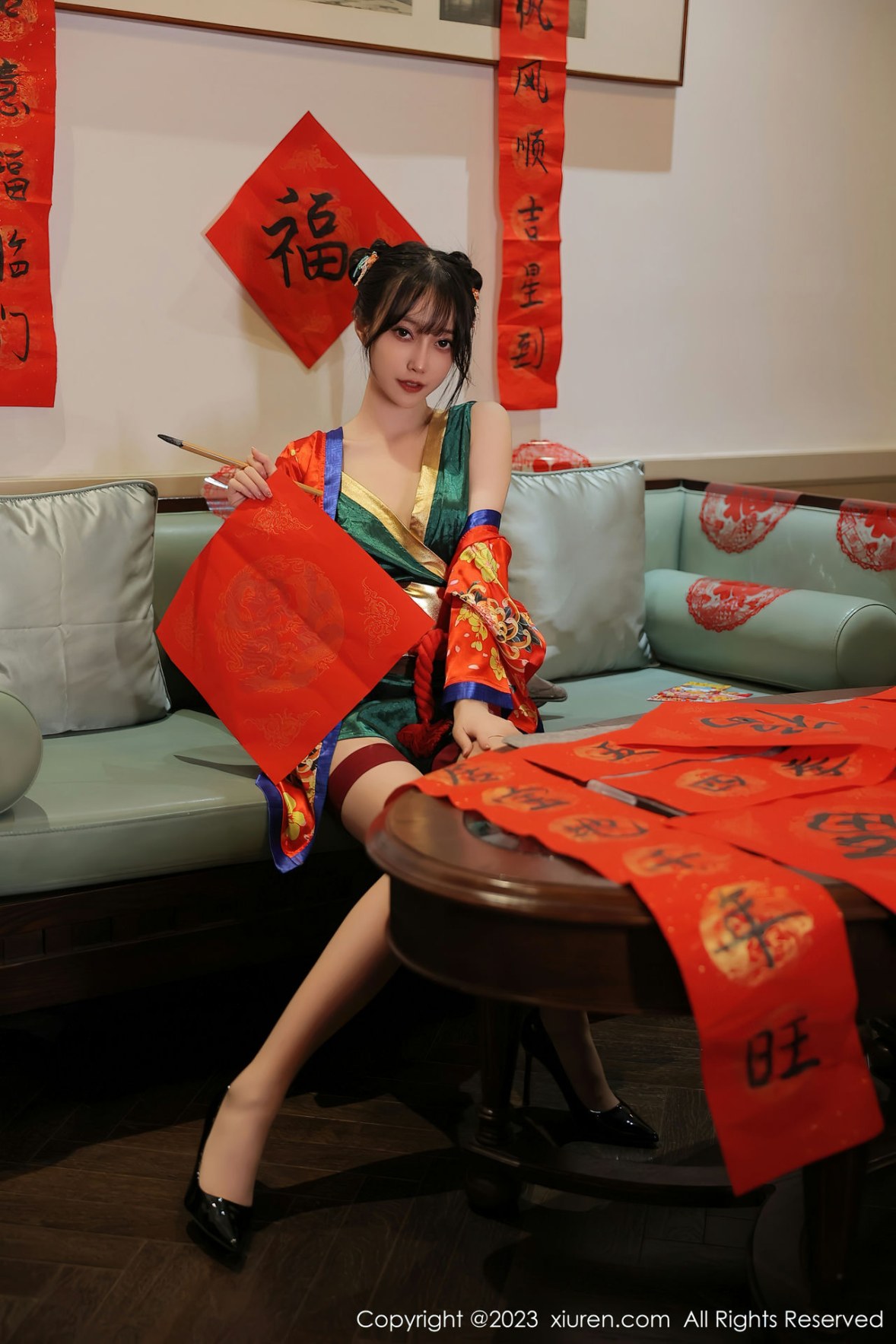 [XiuRen]高清写真图 2023.01.20 No.6167 玥儿玥er 新春美腿