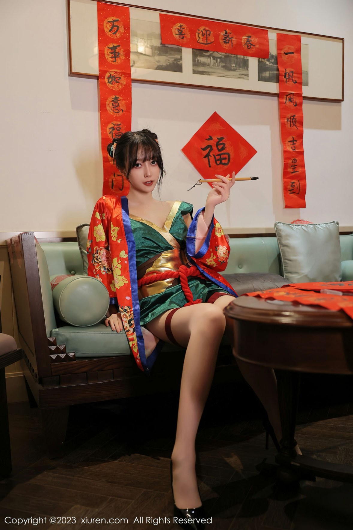 [XiuRen]高清写真图 2023.01.20 No.6167 玥儿玥er 新春美腿